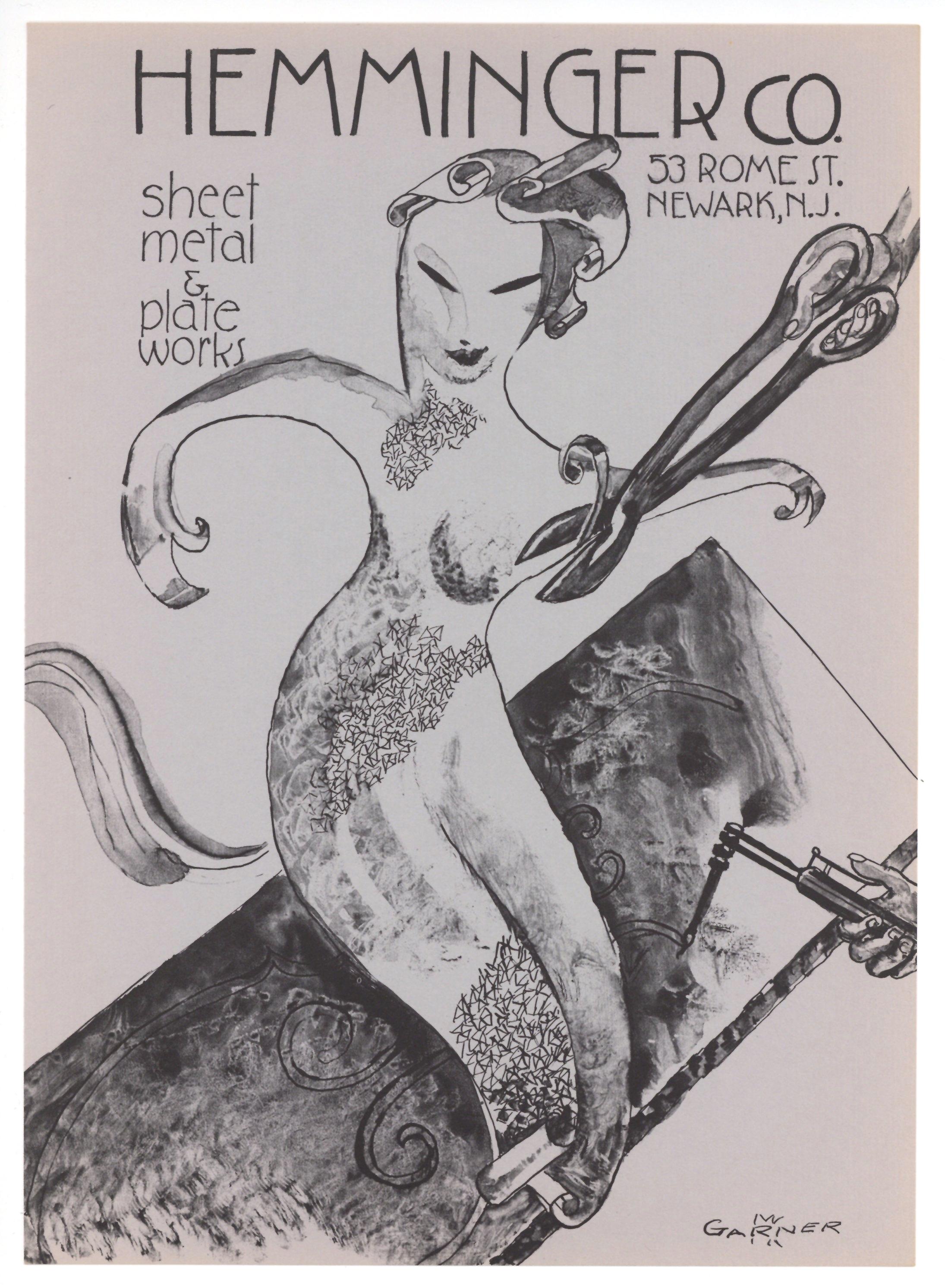 litografia originale - Print di Mervin Garner