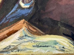 "Direttore d'orchestra" Scena americana WPA. Realismo sociale. Metà del XX secolo. Moderno. Musica.