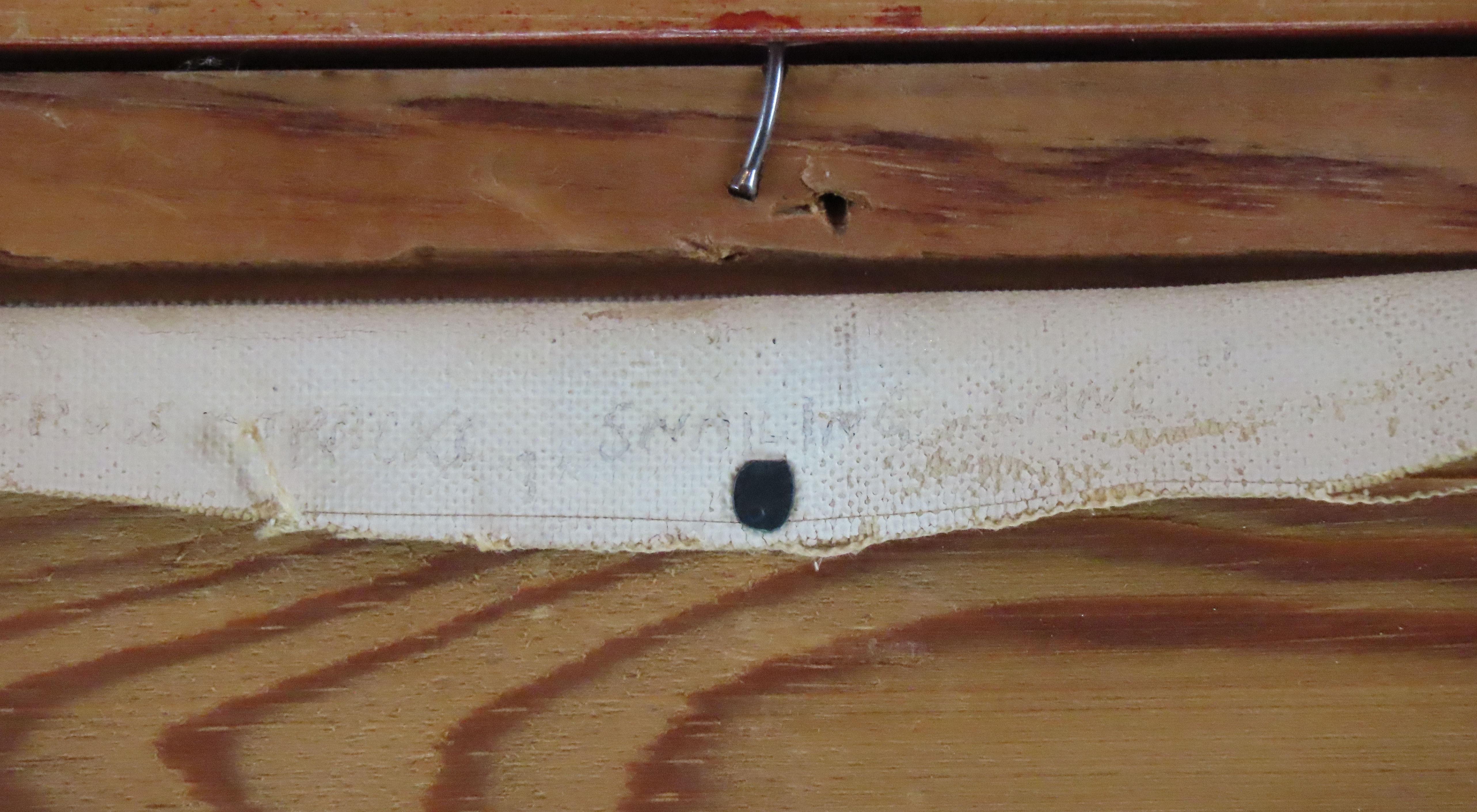 Original Ölgemälde auf Leinwand, Mervyn Goode. „Cross Tracks, Schnecken-Lane, bei Liss“ im Angebot 5