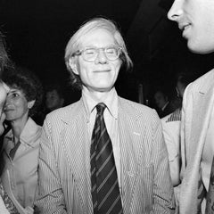 Andy Warhol Smiling with Eyes Closed, Studio 54