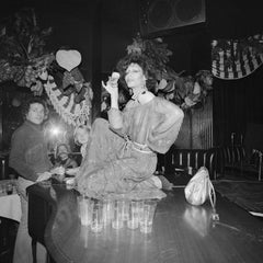 Potassa de la Fayette Poised on Grand Piano at COYOTE Hookers Ball