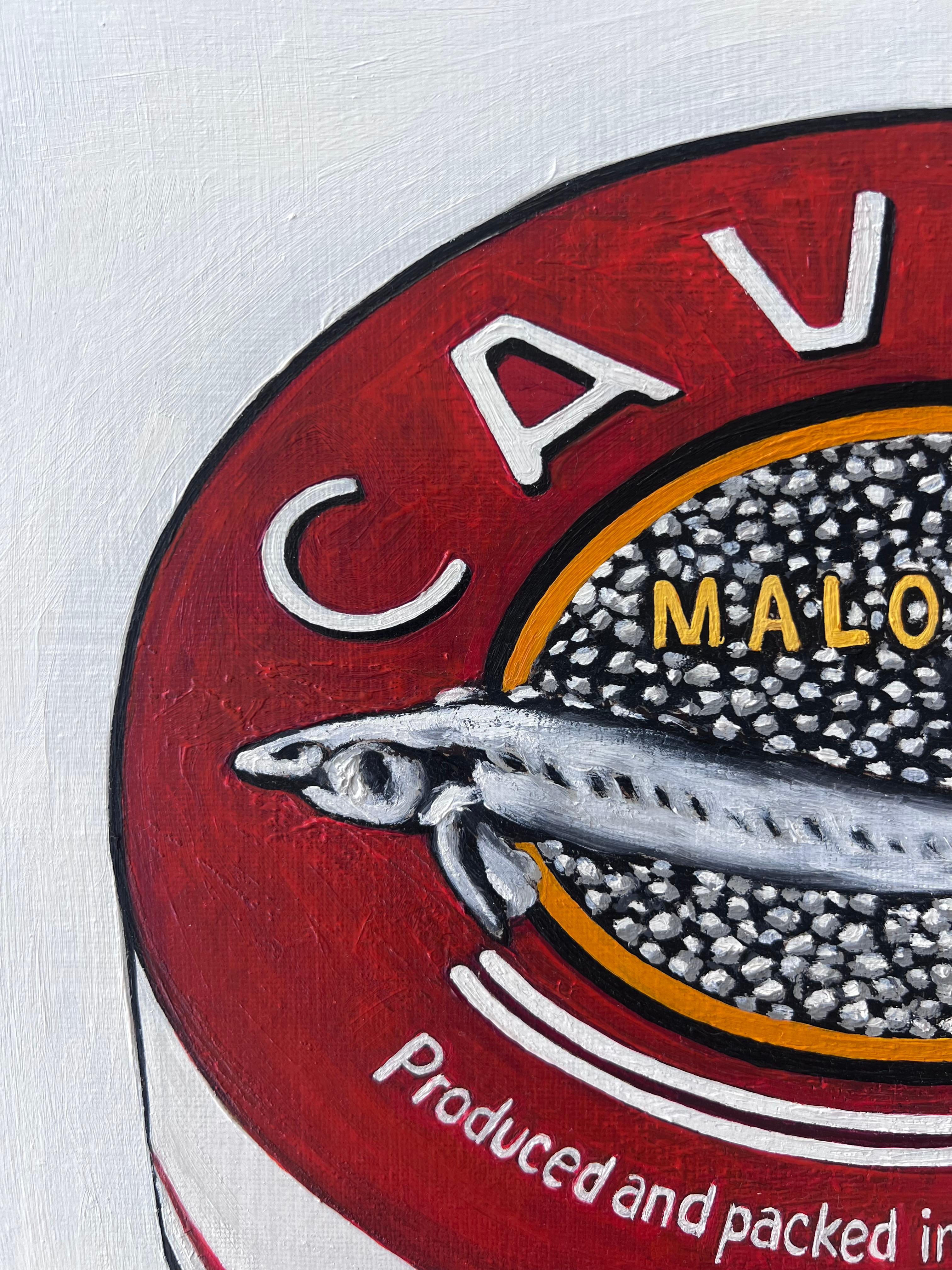 Kaviar – Painting von Merz Fine Art