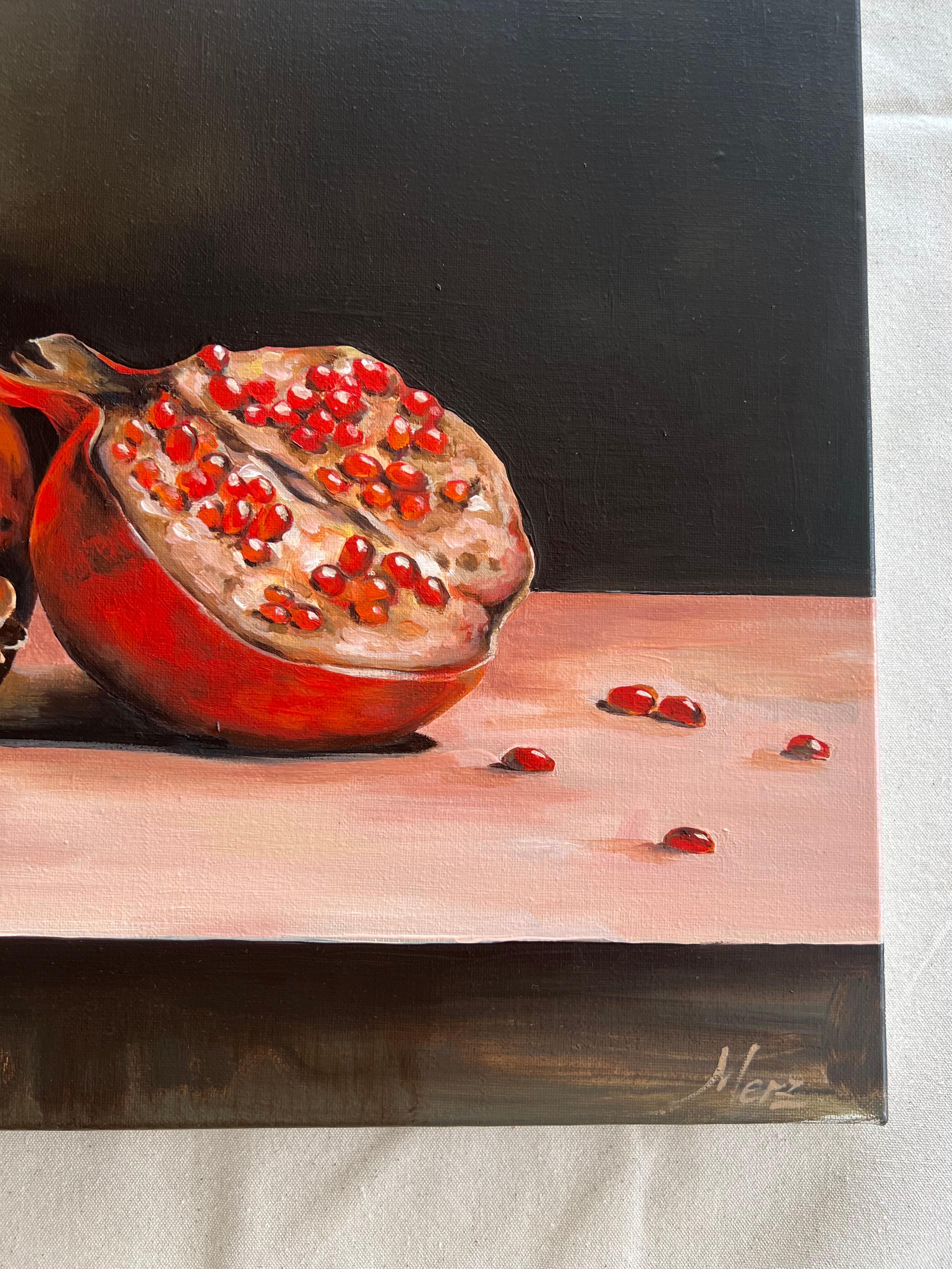 Pomegranates are unusual fruits, “no more than a closet of juicy seeds,” as Jane Grigson describes them.

Poets have been known to compare those seeds to jewels. Cracking open a pomegranate does feel a bit like lifting the lid of a jewelry box, in