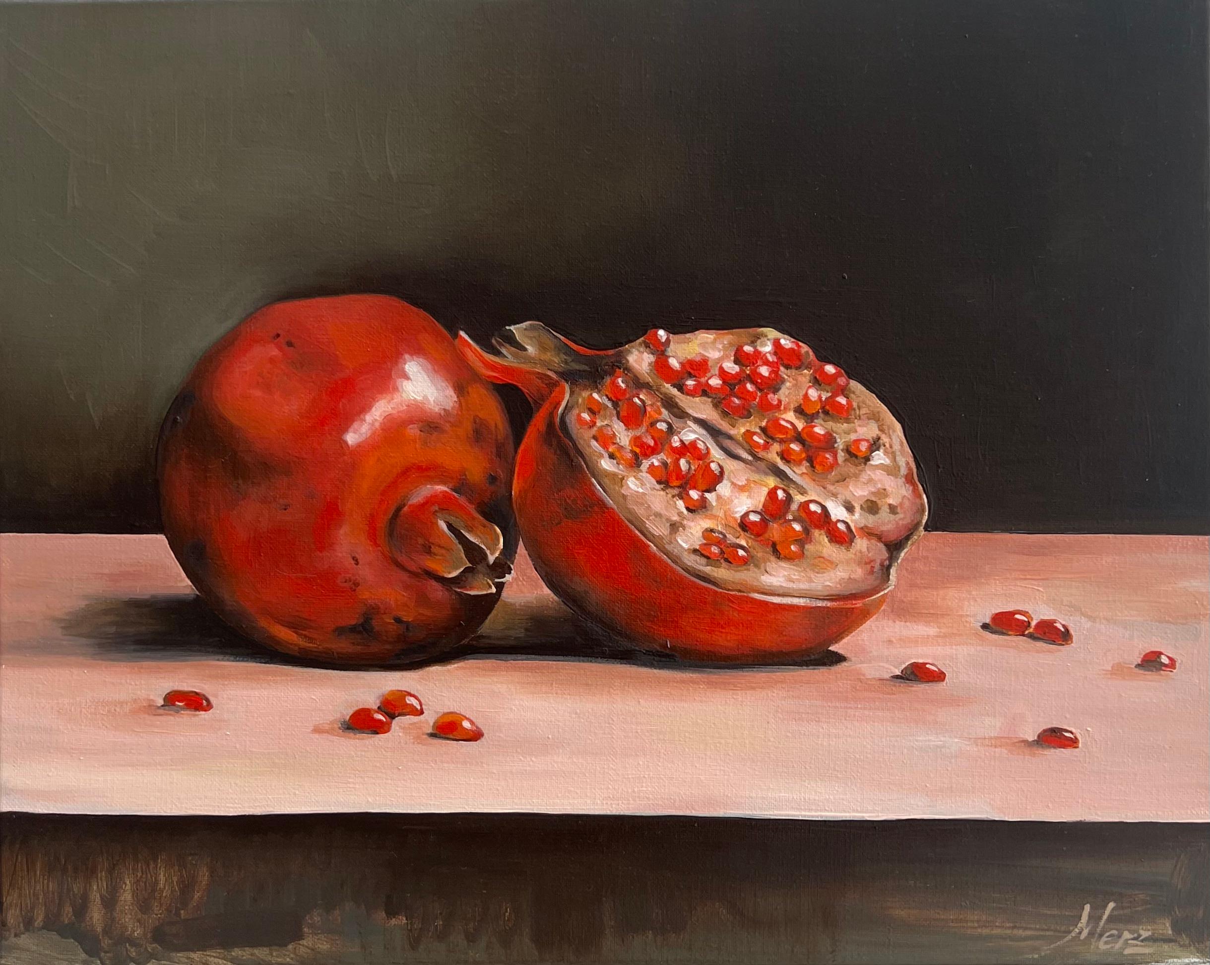 Merz Fine Art Still-Life Painting - The Red Ones