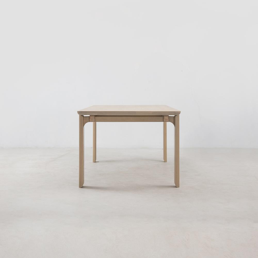 white ash table