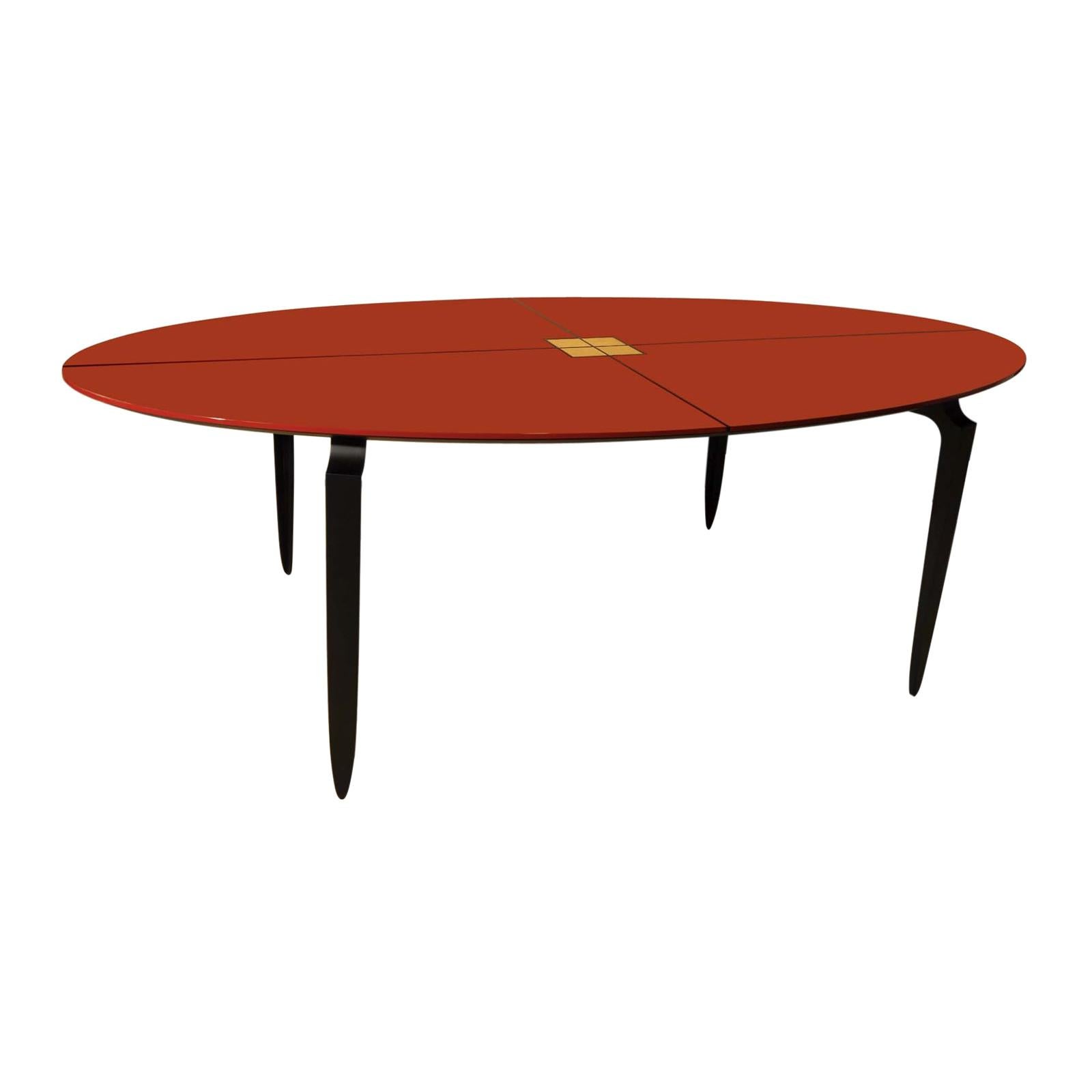 Mesa Cross Red Dining Table For Sale
