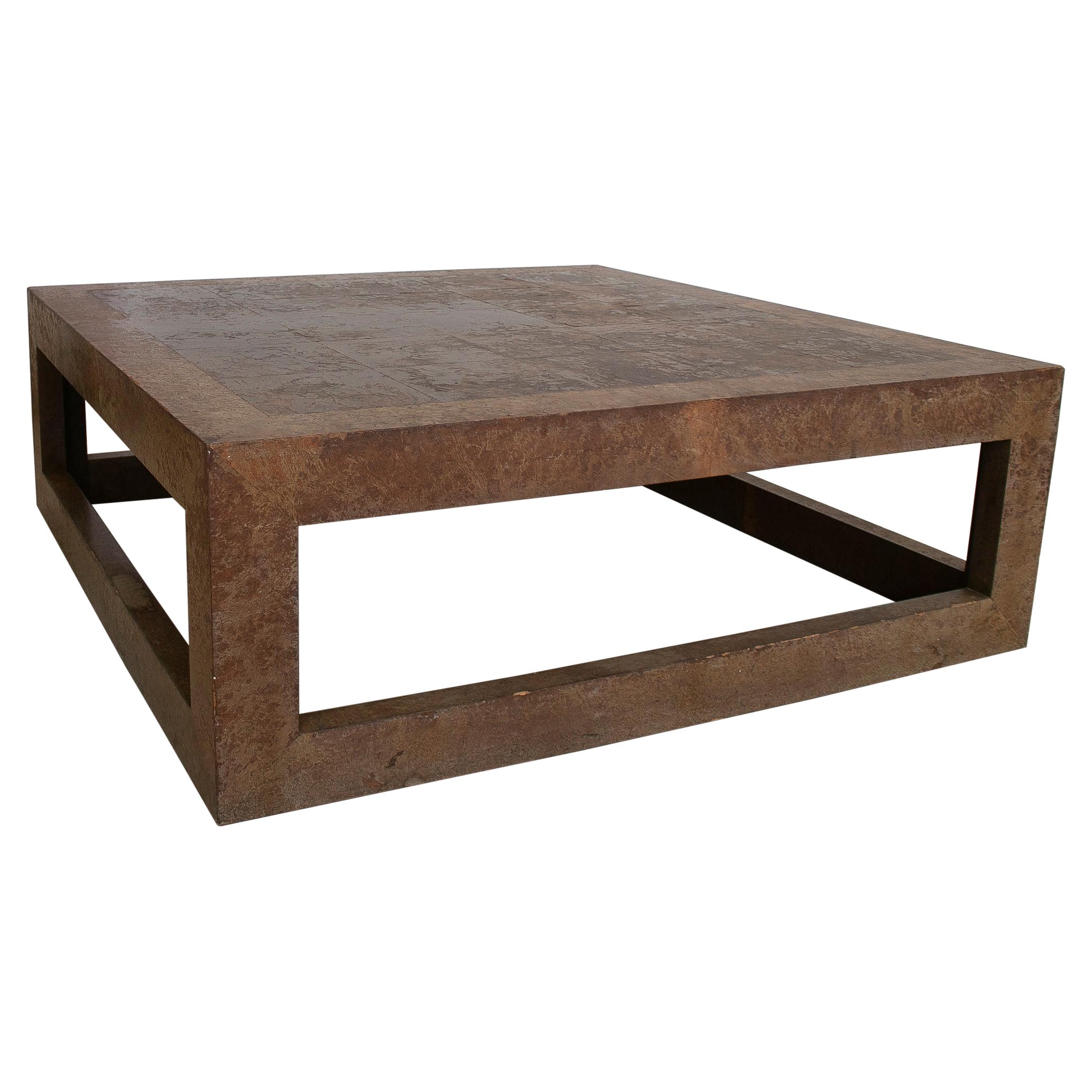 Mesa De Café De Madera De Raíz De Los Años 1980. Francesa For Sale