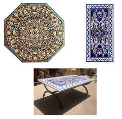 Mesa octogonal + mesa rectangular + pie de mesa