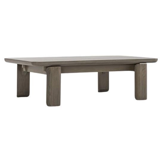 Table basse rectangulaire 48" Mesa - bois massif, construction en menuiserie en vente
