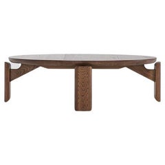 Vintage Mesa Round 48" Coffee Table - solid FSC certified ash wood