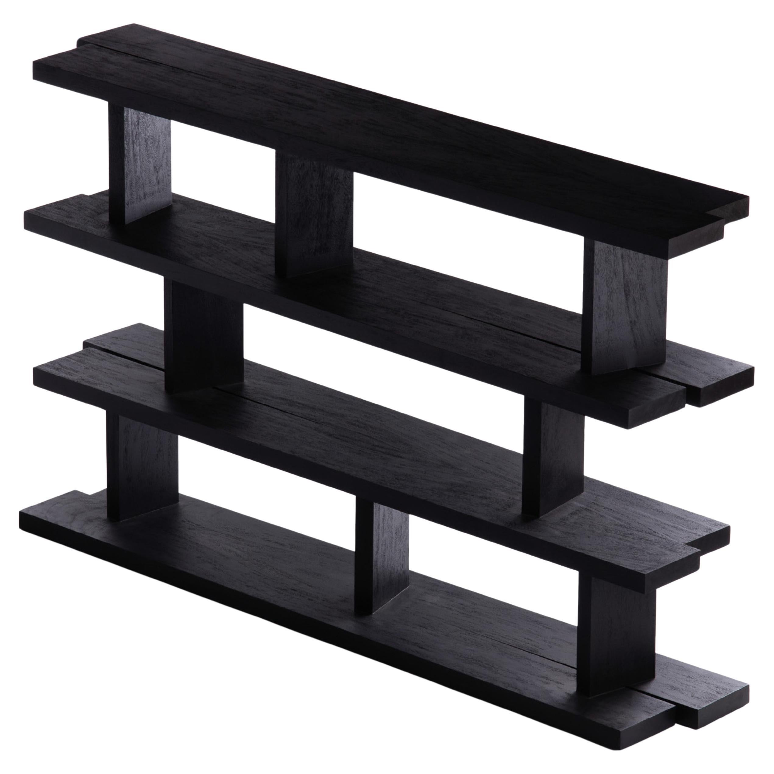 MESA Regal, raues schwarzes Affenschalenholz