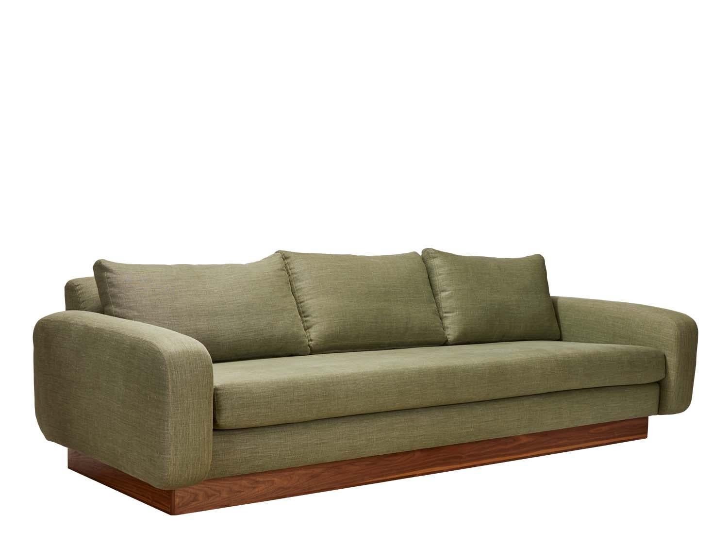 The Mesa sofa is a fully upholstered sofa that features a walnut or oak plinth base.

The Lawson-Fenning Collection is designed and handmade in Los Angeles, California. Reach out to discover what options are currently in stock.
