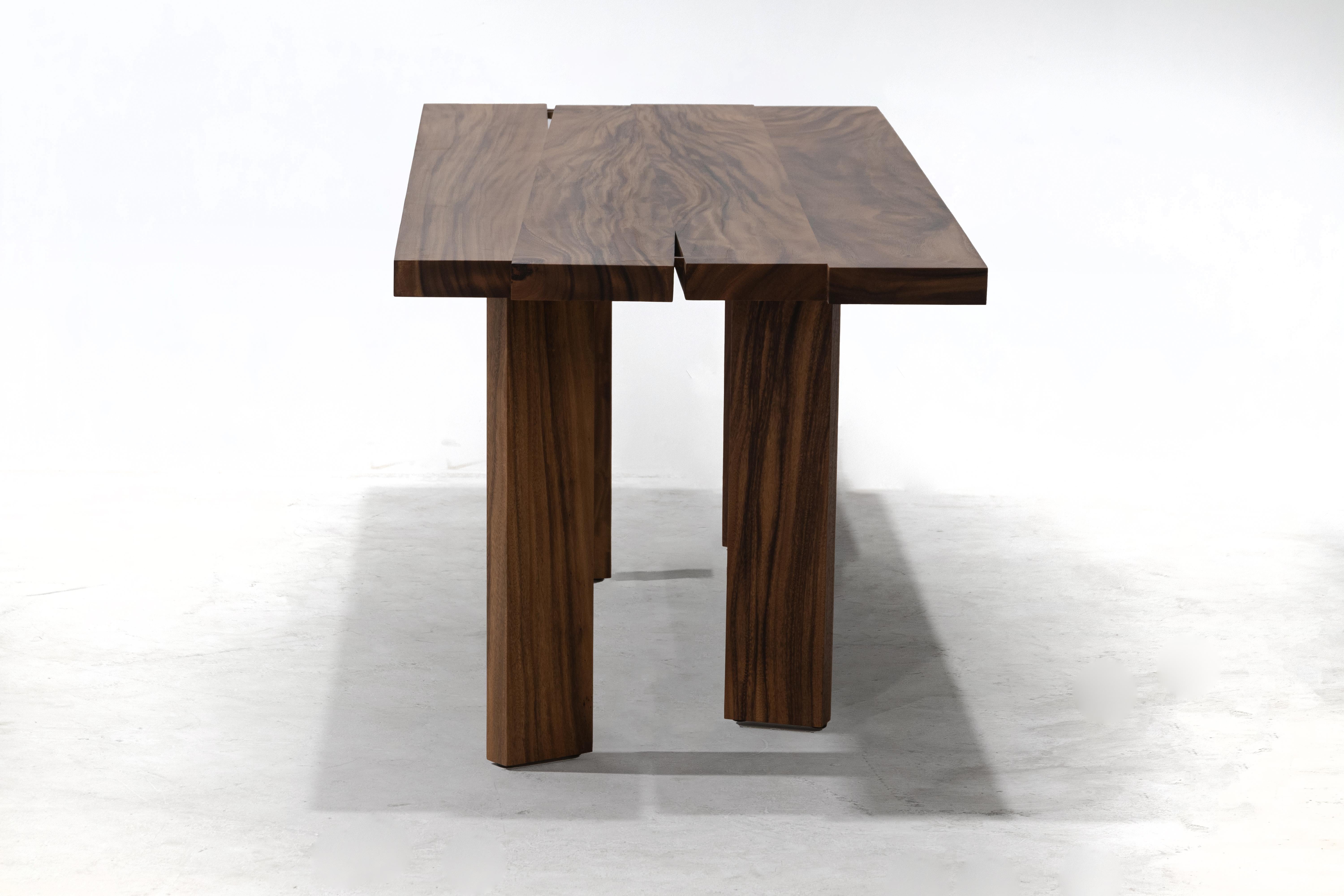 Tavolo Mesa 200cm, Natural Monkey Pod Wood in vendita 3