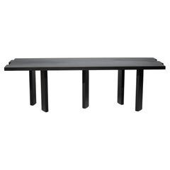 Table Mesa 250cm, Rough Black Monkey Pod Wood