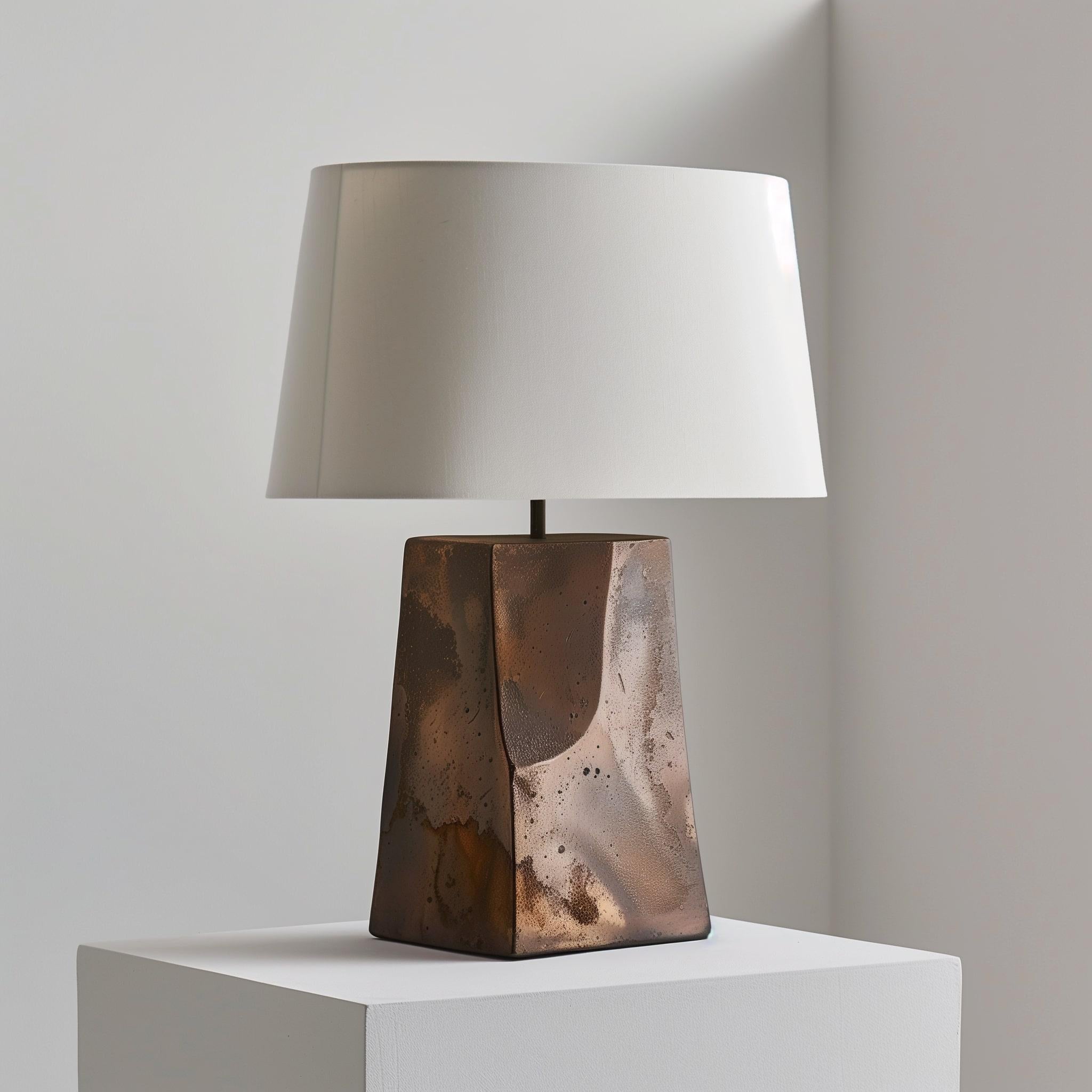 Illuminez votre espace d'un éclat sophistiqué grâce à notre exceptionnelle lampe de table Mesa, où le savoir-faire artisanal rencontre le design d'éclairage de luxe contemporain. Notre lampe de table Mesa incarne l'élégance raffinée avec ses