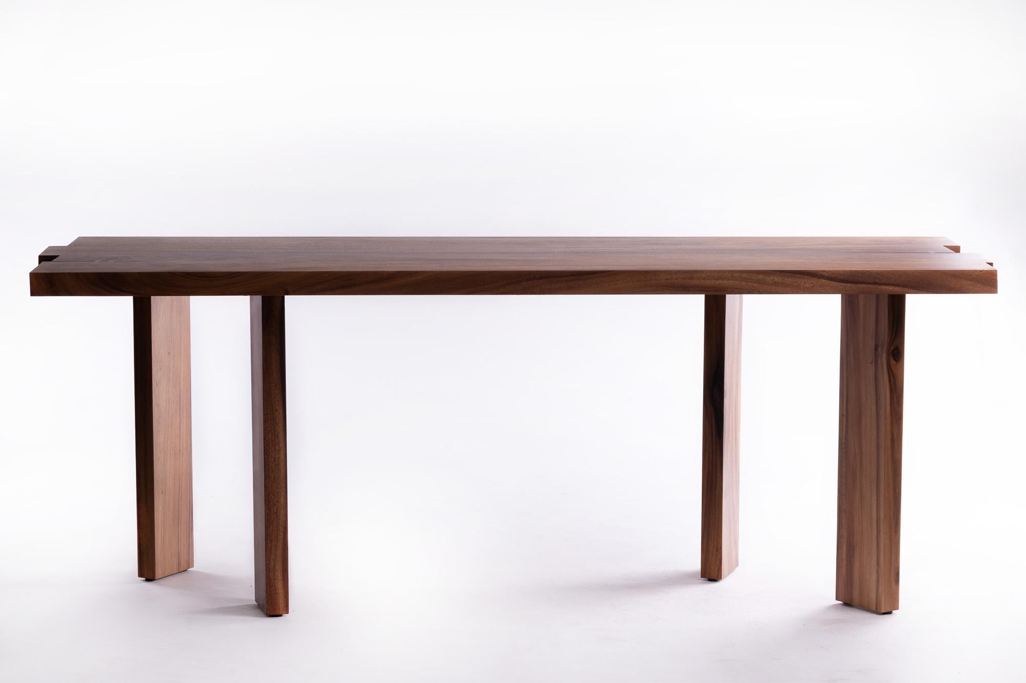 Thai Mesa Table 200cm, Natural Acacia Wood For Sale