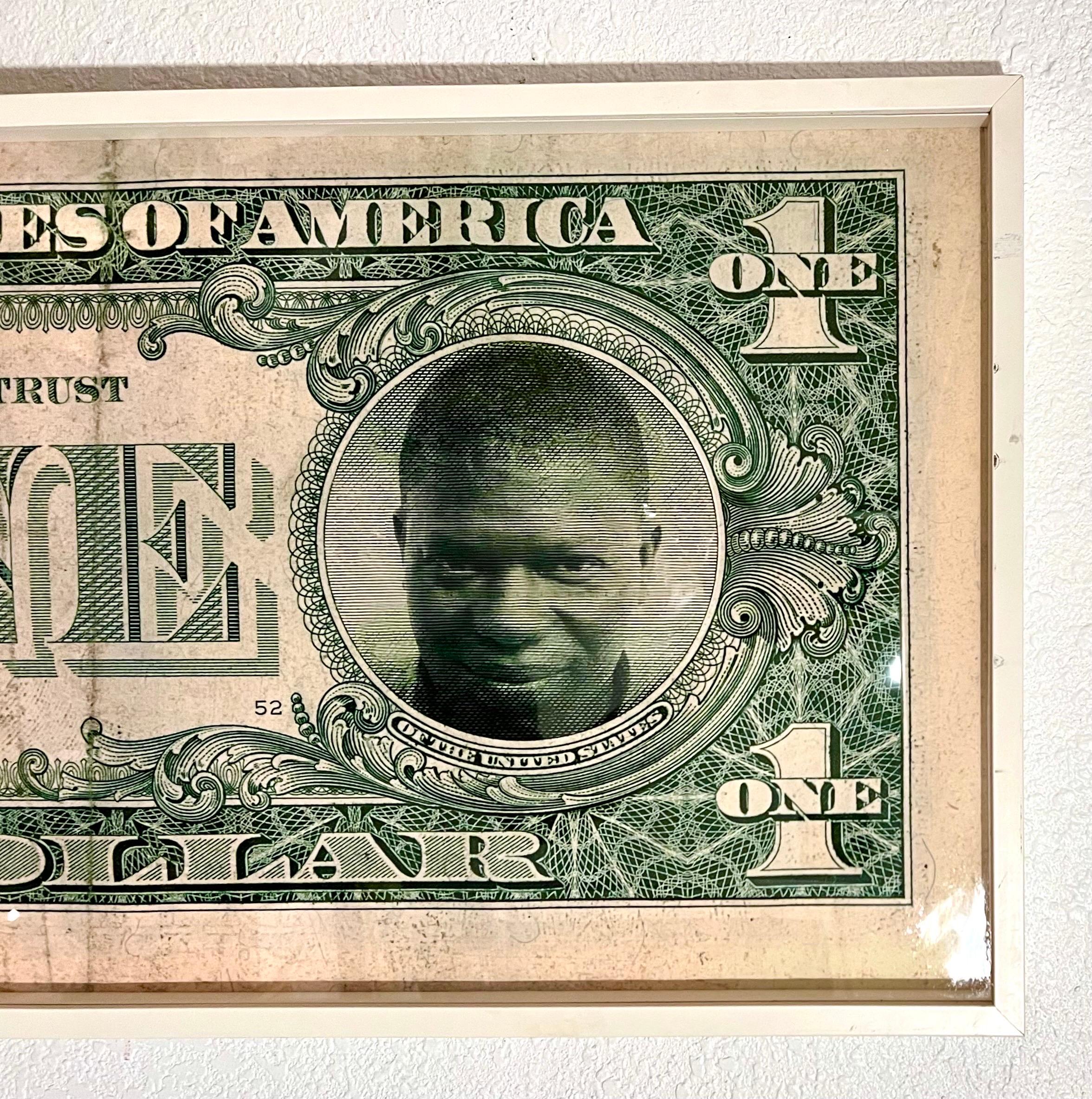 Meschac Gaba Stampa a getto d'inchiostro a pigmenti Fotografia Arte concettuale africana Banconota da un dollaro in vendita 7