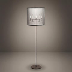 Mesh Candelabra Floor Lamp by José Esteves, France