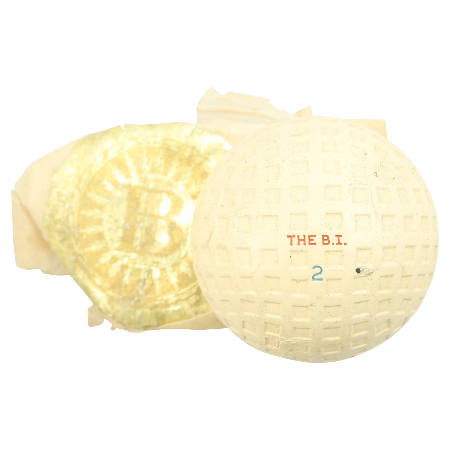 Vintage Top Flite Golf Ball with Mesh Pattern For Sale at 1stDibs