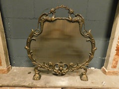 Mesh Spark Arrestor, with Dragons and Animalistic Paws, Vintage, from Holland