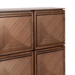 Mesh Square with 4 Containers Modular Cabinet by Gabriele Cappelletti