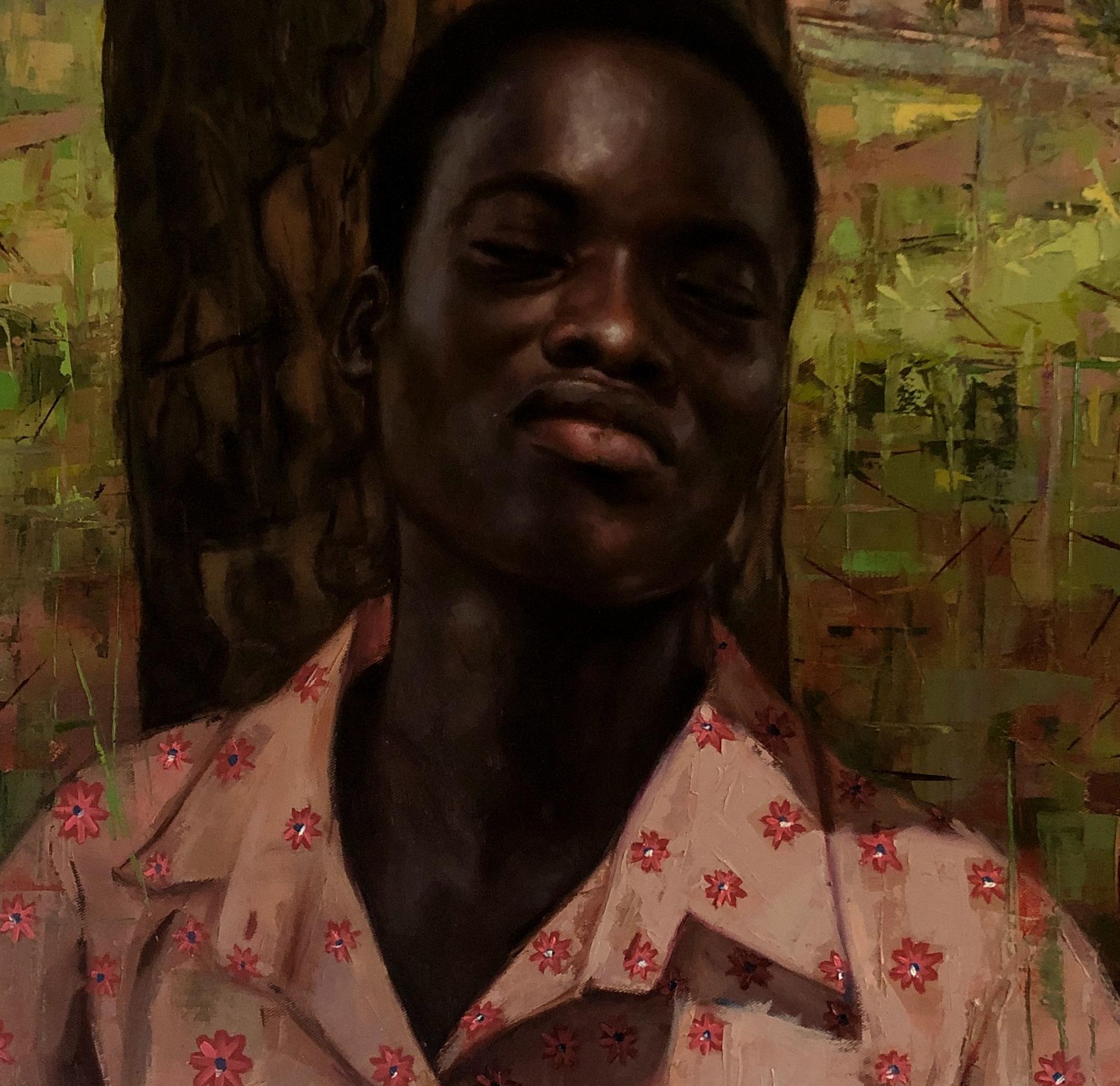 Procedimiento de envío
Se envía en un tubo bien protegido desde Nigeria
Esta obra es única, no es un grabado ni otro tipo de copia.
Acompañado de un Certificado de Autenticidad.

Sobre el artista
Meshach Charity (1997) es un artista visual