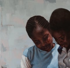 Today's Leader - 21st Century, Contemporary, Figurative Portrait, School Uniform