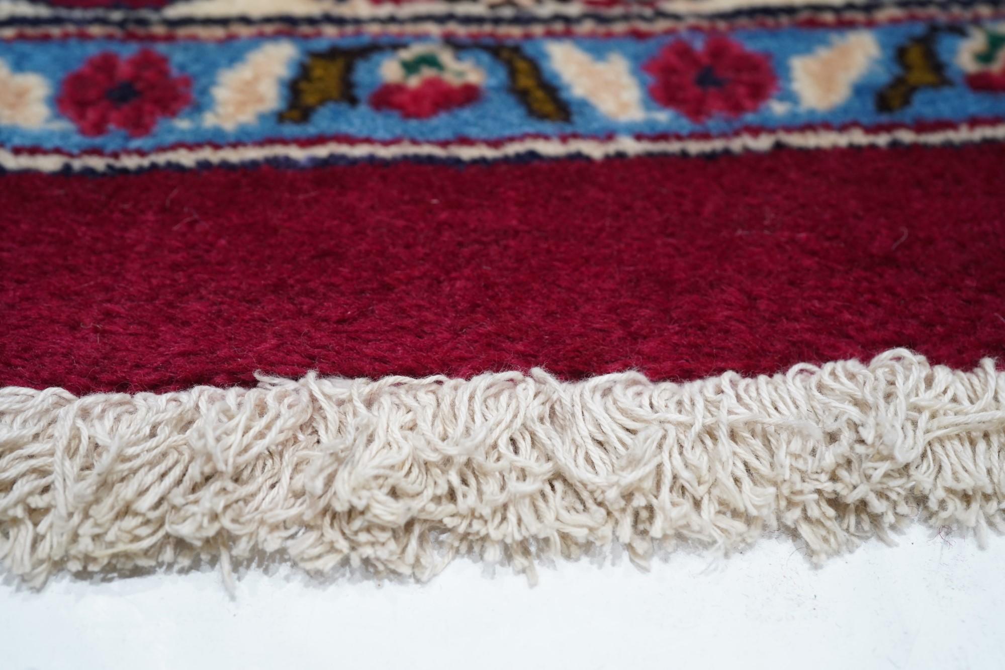Late 20th Century Vintage Persian Mashad Signed Rug 9'5'' x 12'2'' For Sale