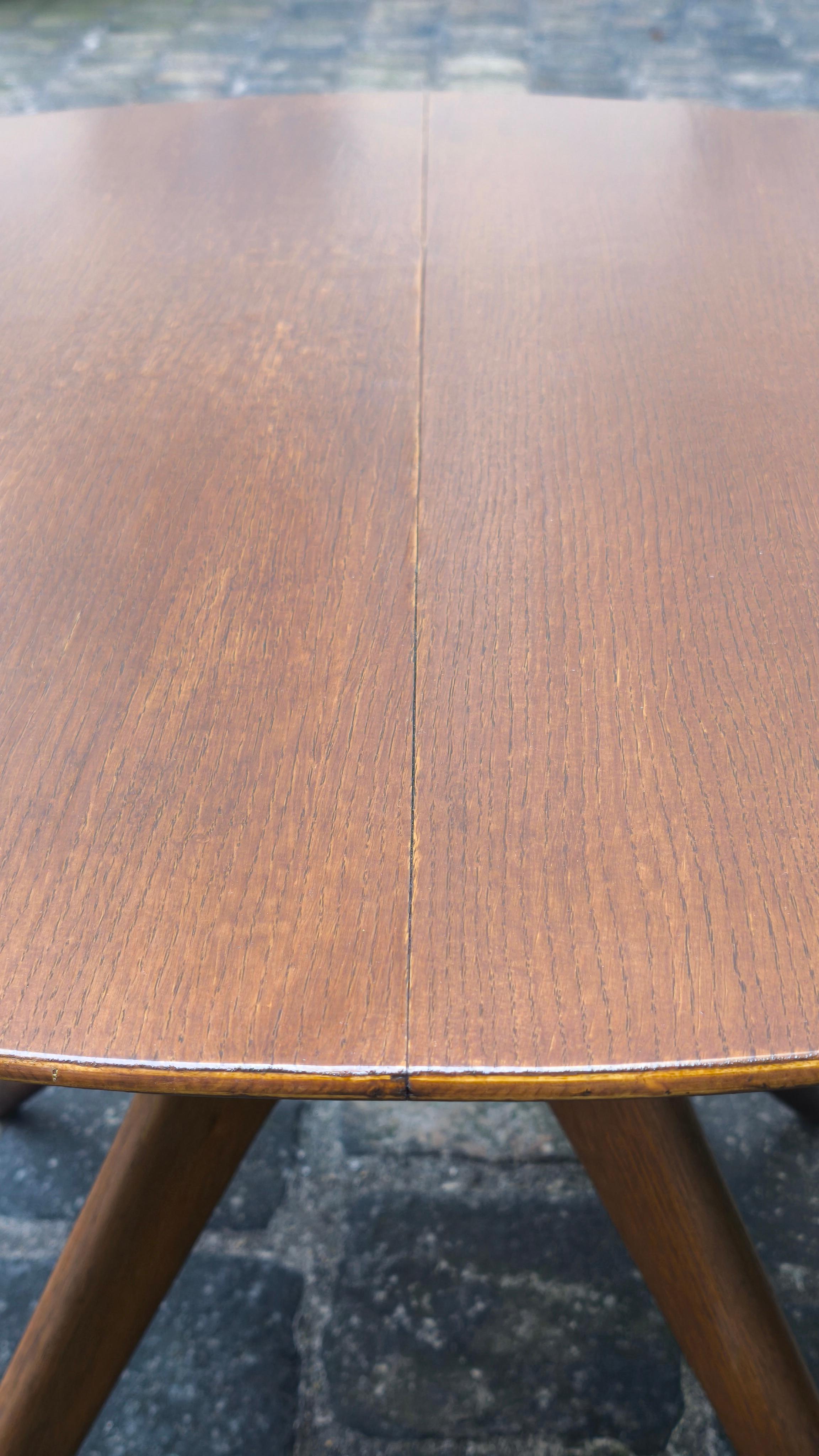 Table de salle à manger en chêne maillé attribuée à Ico Parisi, années 1960 en vente 6