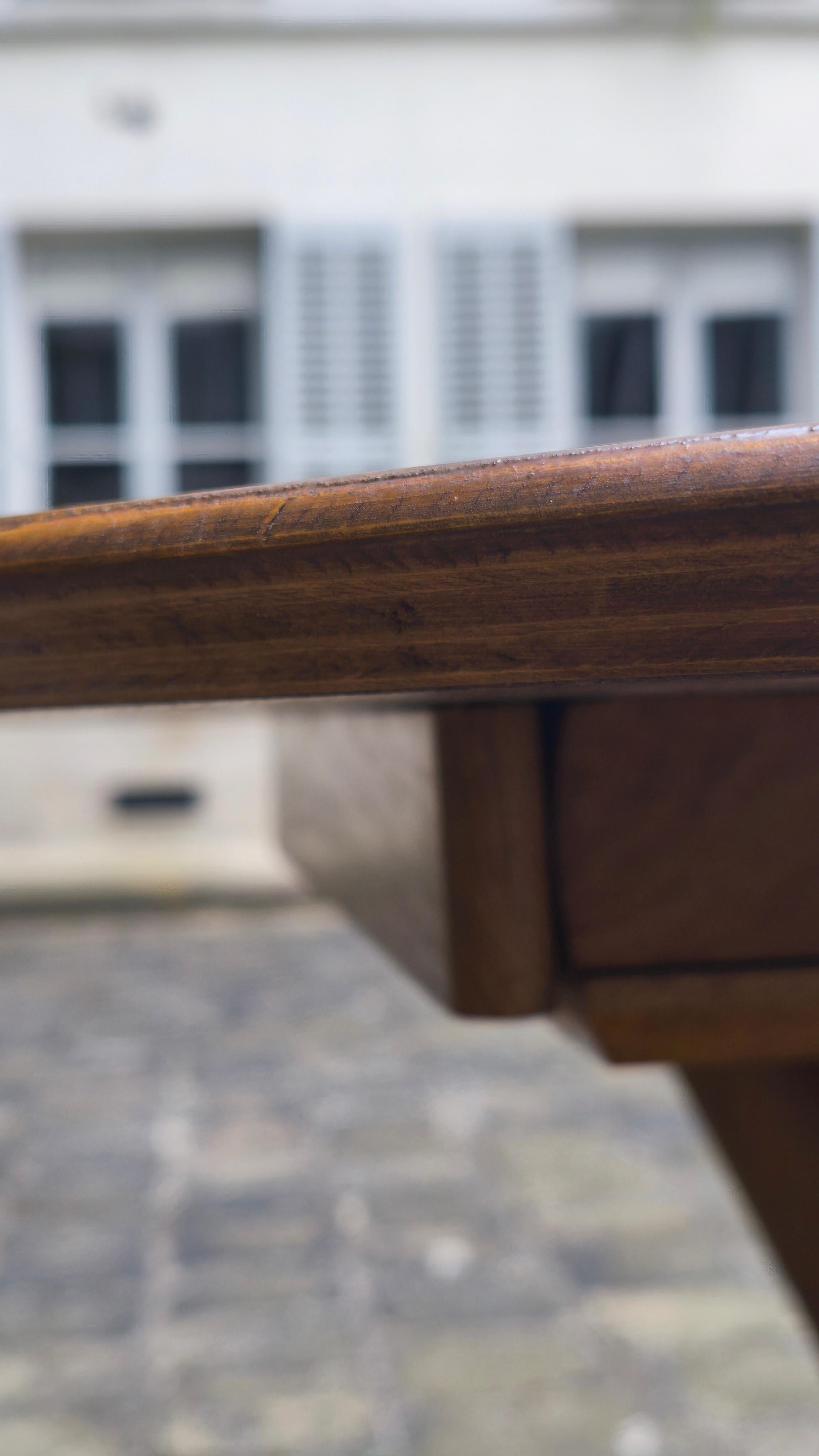 Table de salle à manger en chêne maillé attribuée à Ico Parisi, années 1960 en vente 9