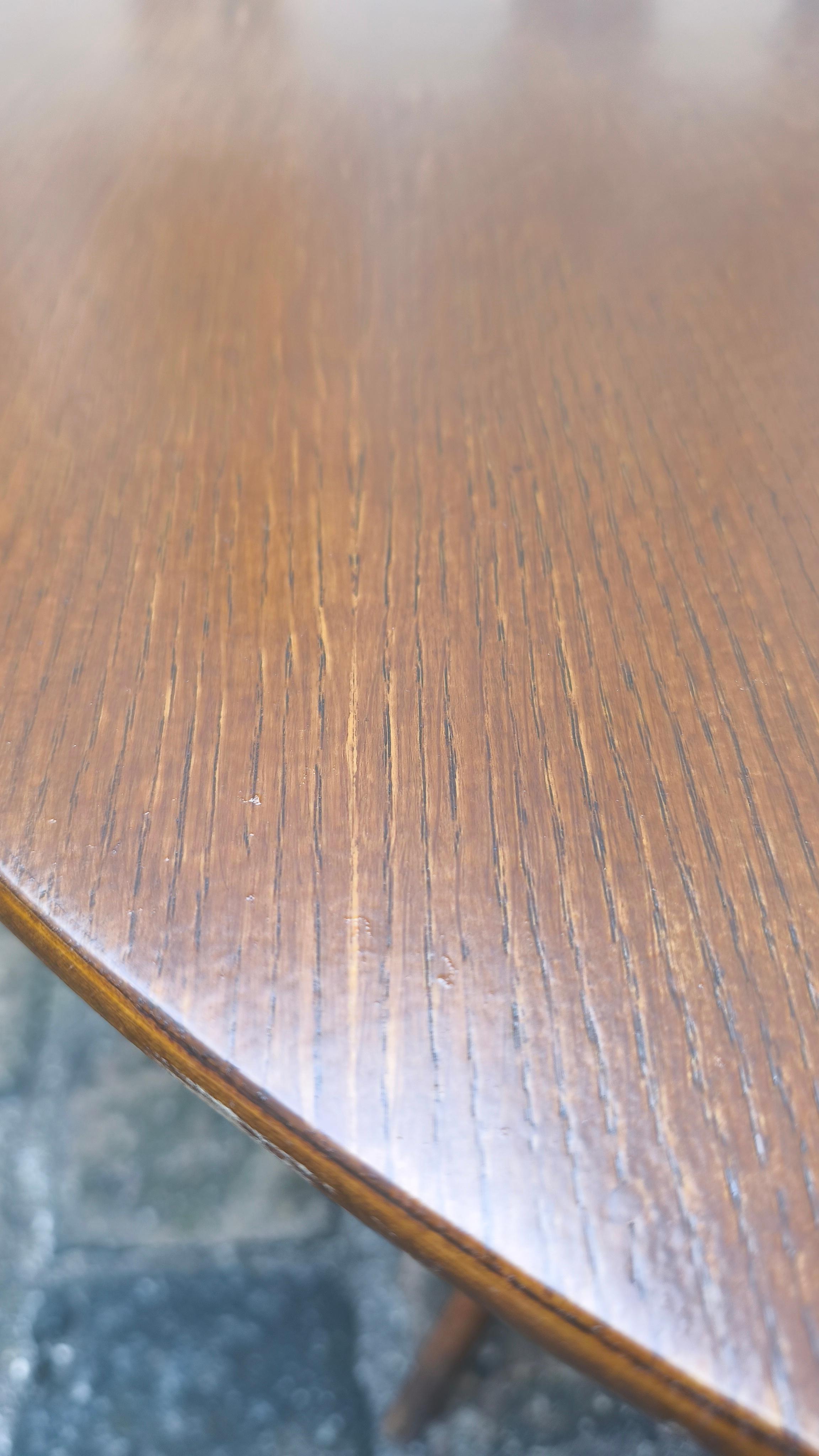 Table de salle à manger en chêne maillé attribuée à Ico Parisi, années 1960 en vente 10