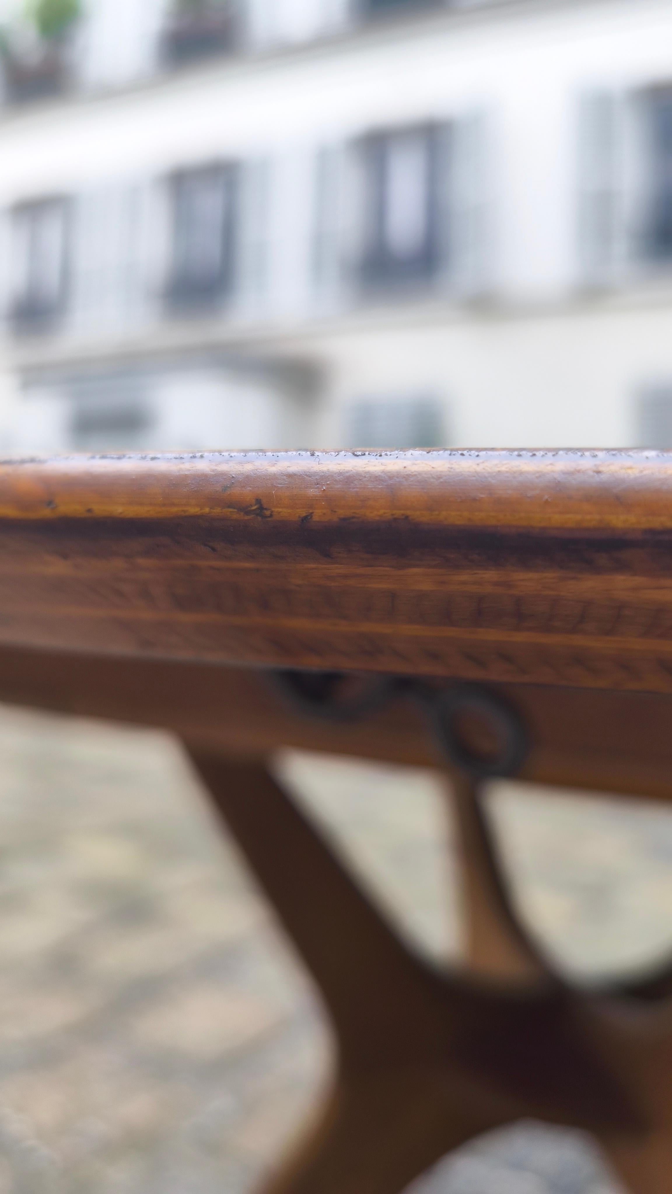 Table de salle à manger en chêne maillé attribuée à Ico Parisi, années 1960 en vente 12