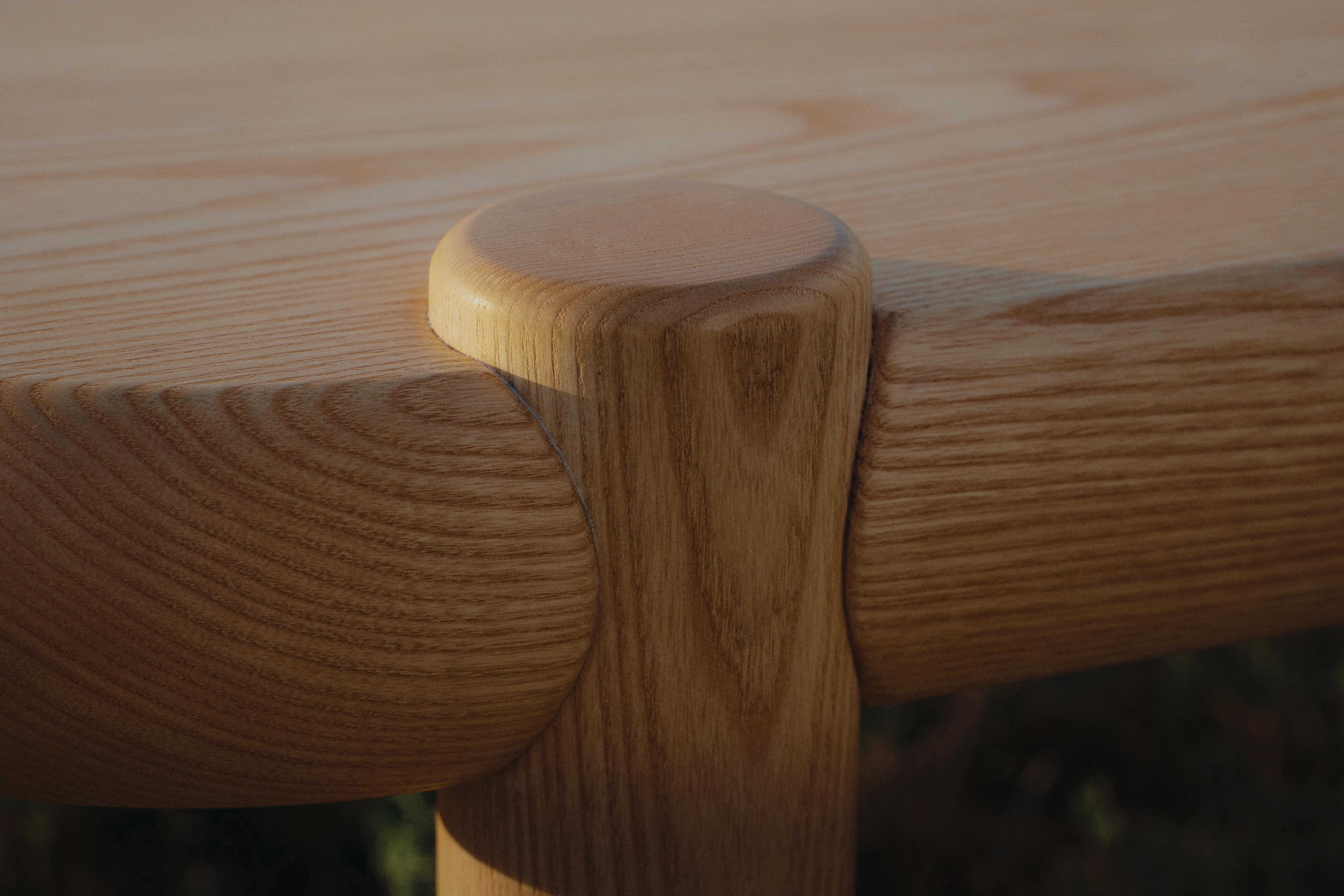 Mesitacafé American Ash Coffee Table by Marco Calhau For Sale 1