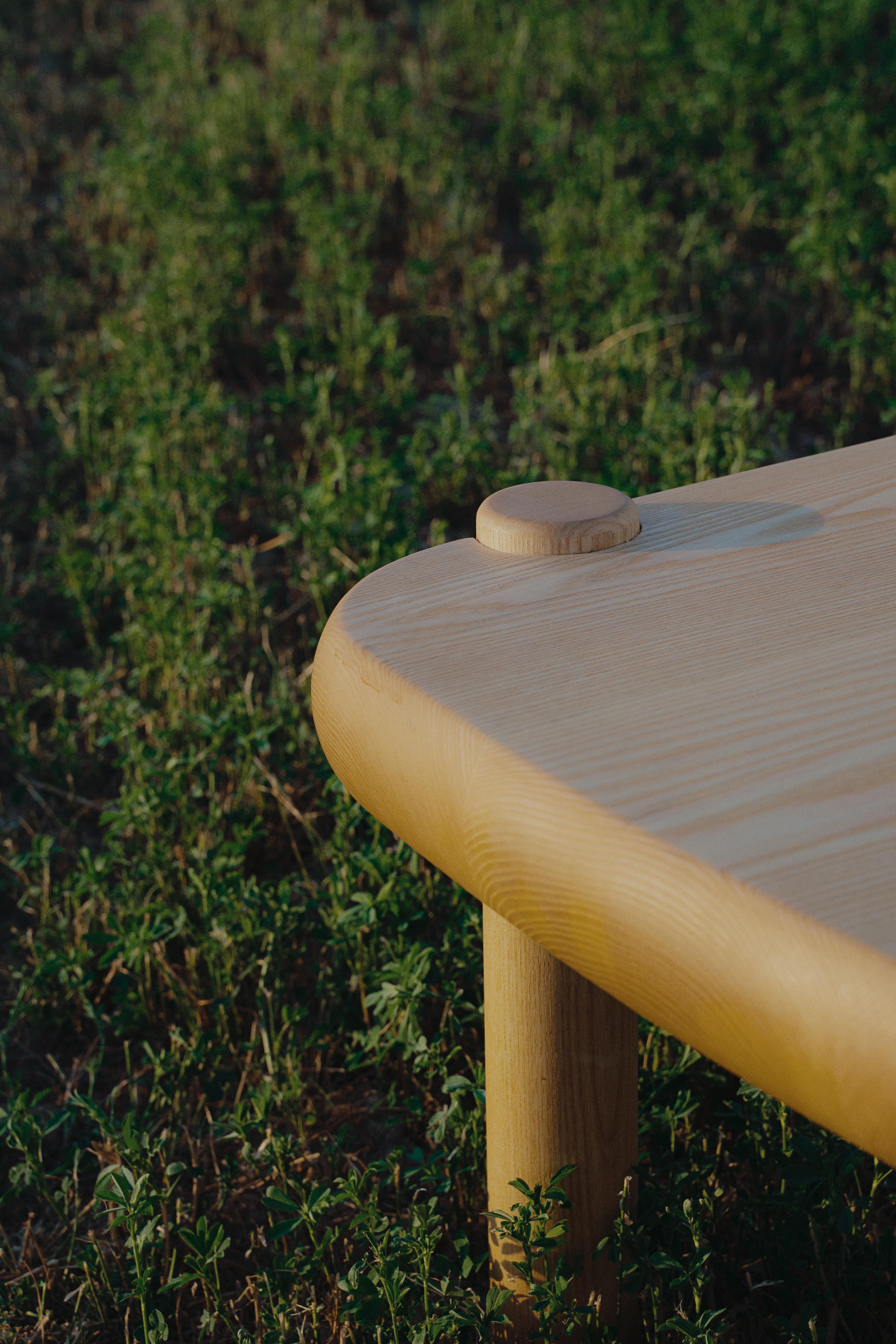 Mesitacafé American Ash Coffee Table by Marco Calhau For Sale 2