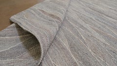 Mesmerising Wave-Inspired Patterned Wool Rug 9'8''x13'7''