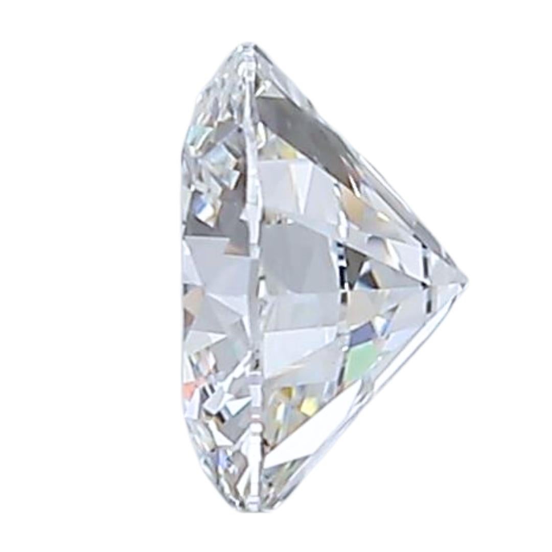 Taille ronde Magnifique diamant rond taille idéale de 0,41 carat, certifié GIA en vente