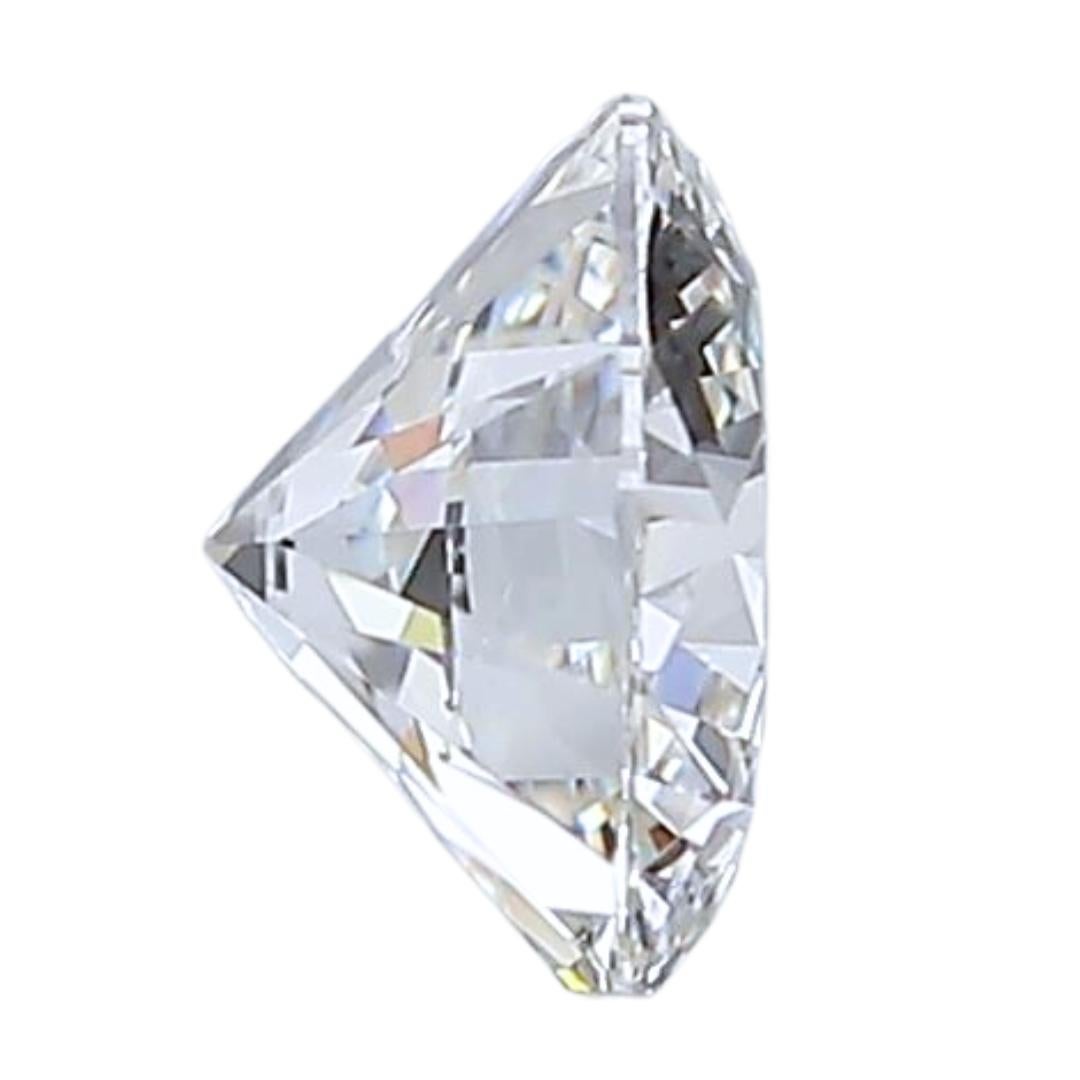 Mesmerizing 0.41ct Ideal Cut Round Diamond - GIA Certified In New Condition For Sale In רמת גן, IL