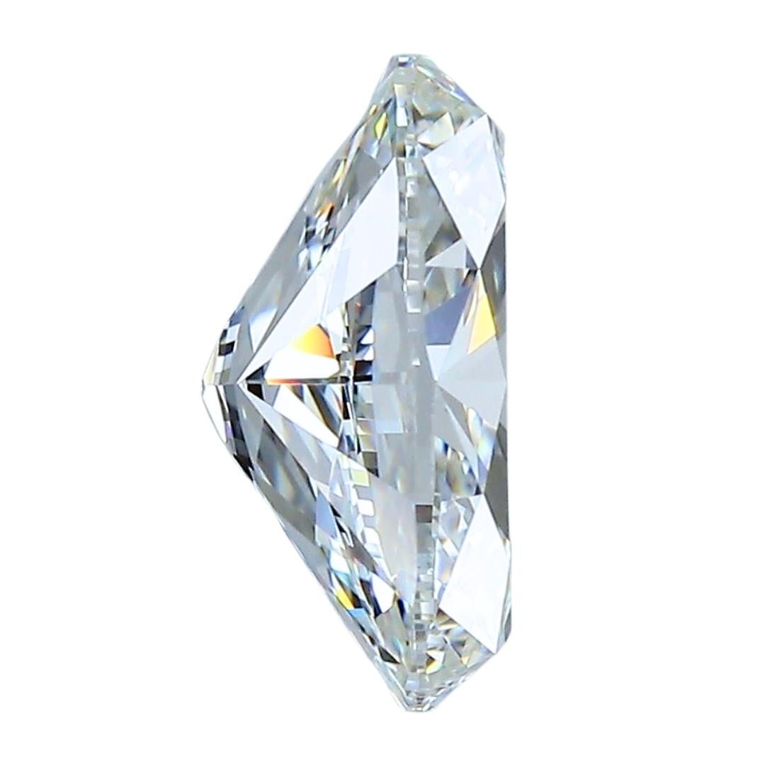 Taille ovale Magnifique diamant de forme ovale de 3,01 carats, certifié GIA en vente