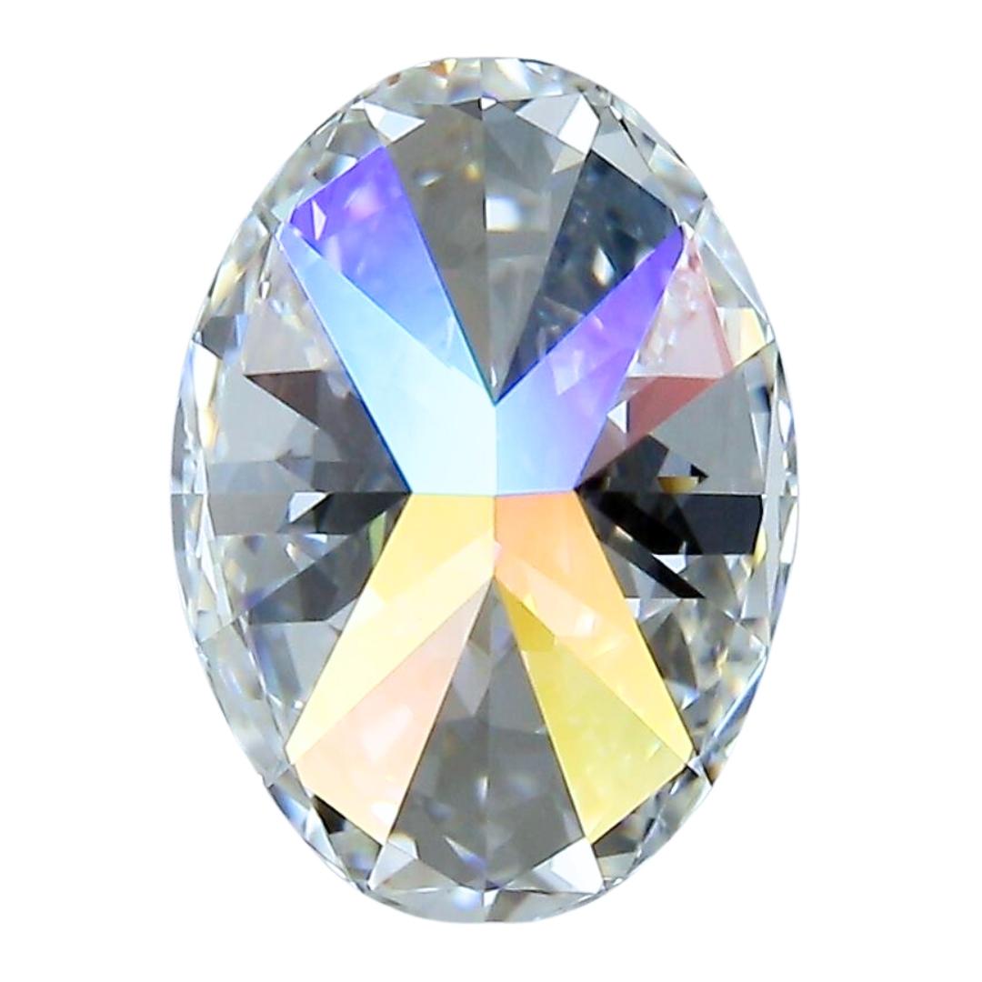 Magnifique diamant de forme ovale de 3,01 carats, certifié GIA Pour femmes en vente
