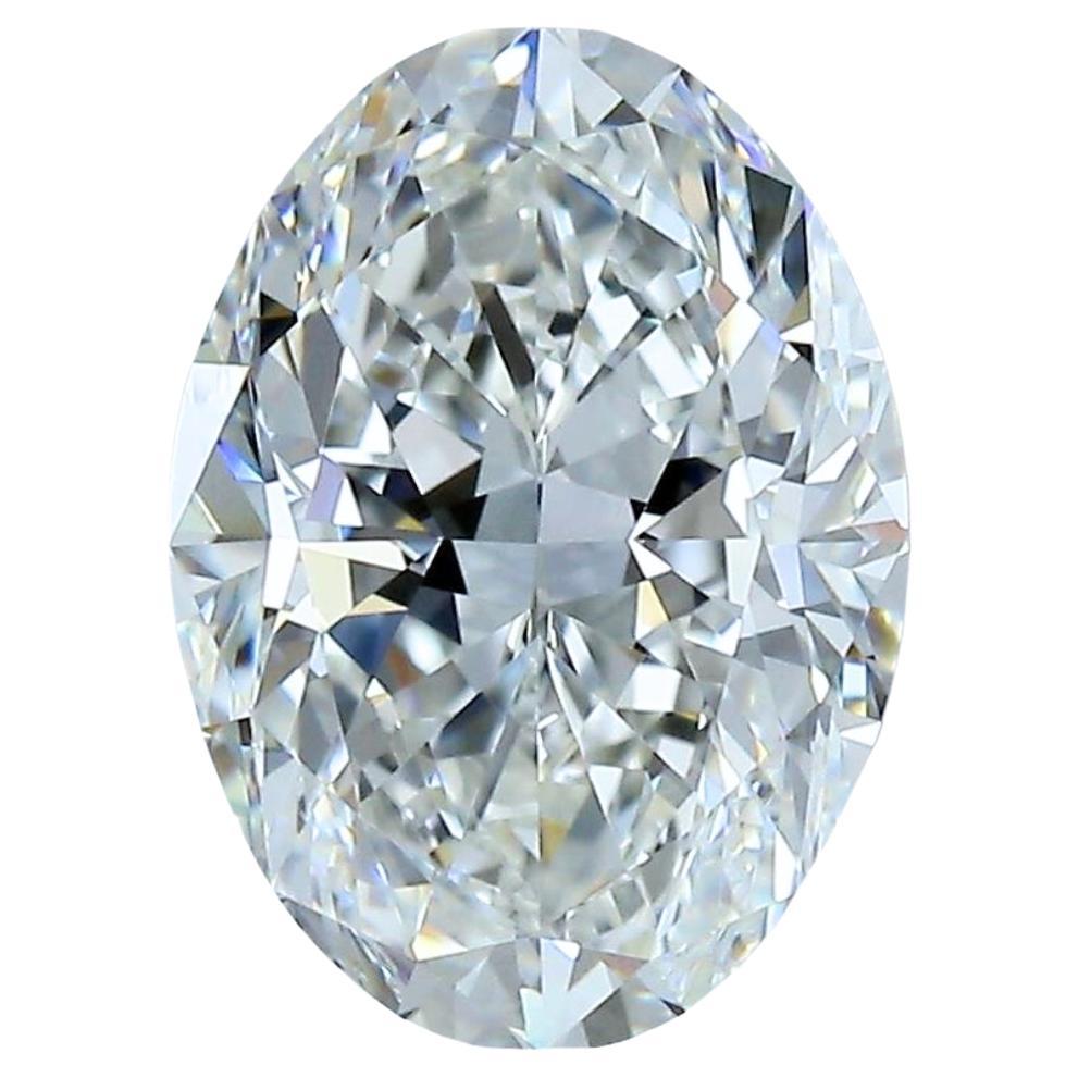 Magnifique diamant de forme ovale de 3,01 carats, certifié GIA en vente