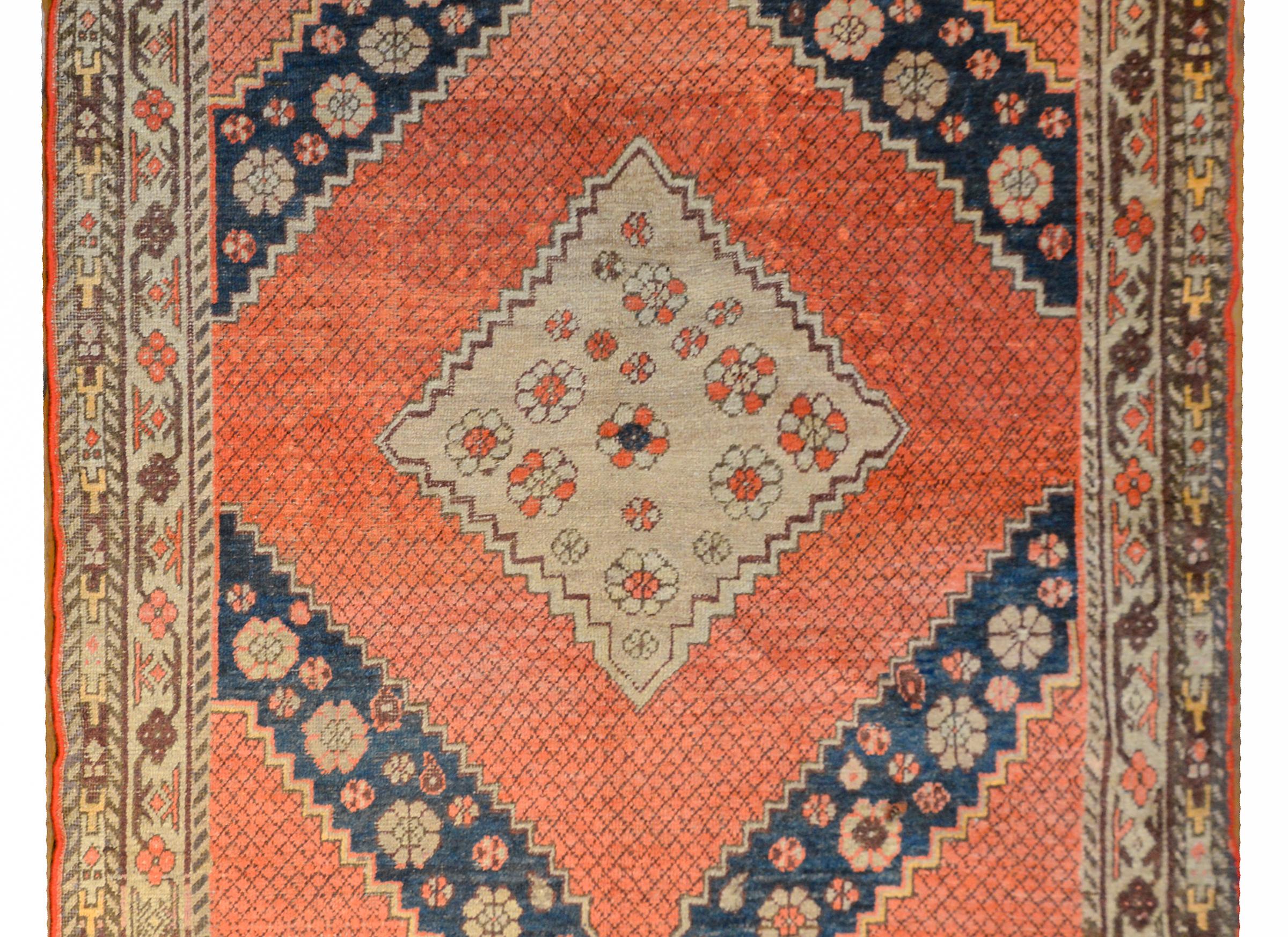 Khotan Mesmerizing Early 20th Century Samarkand Rug For Sale
