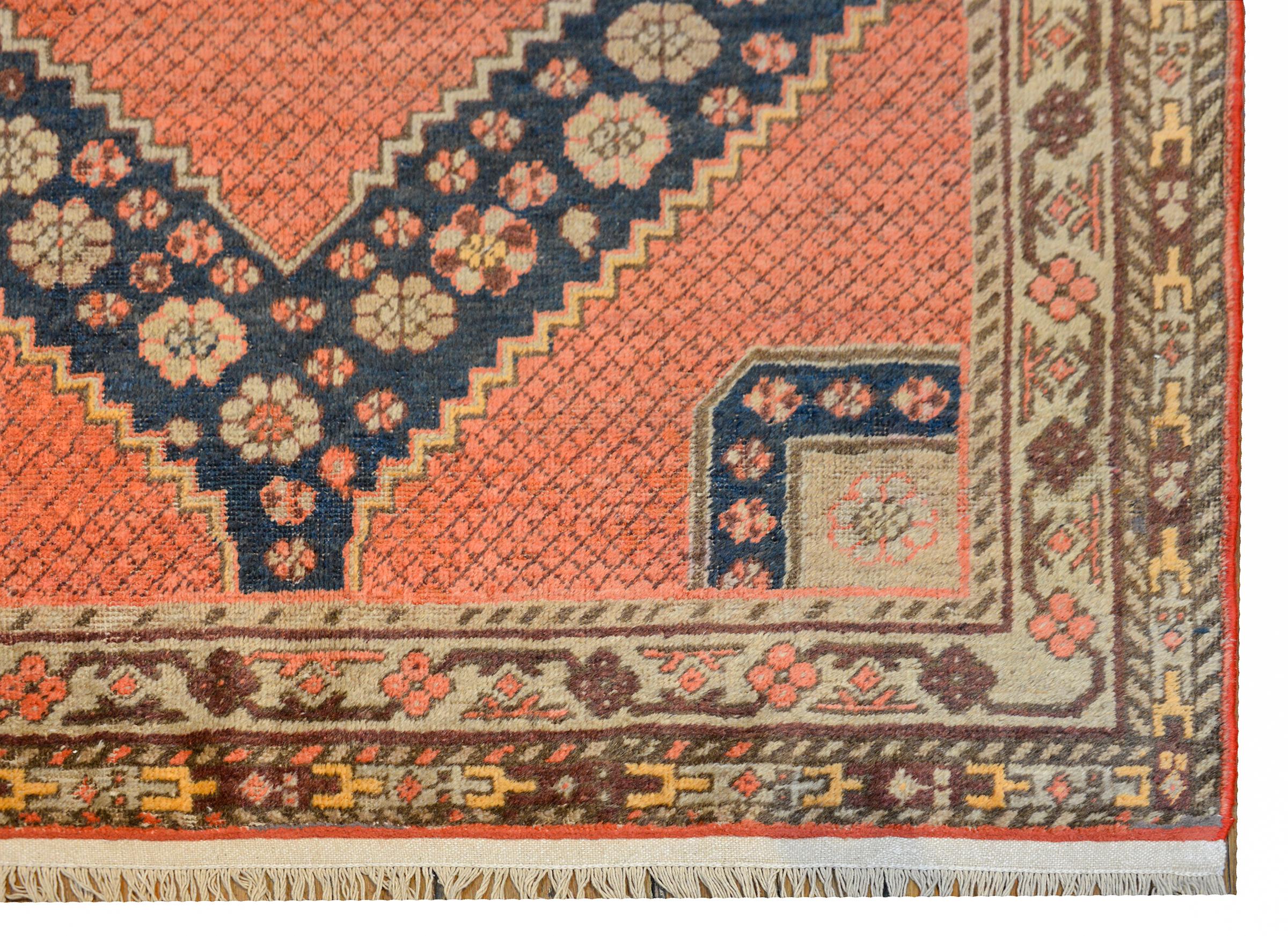 Wool Mesmerizing Early 20th Century Samarkand Rug For Sale