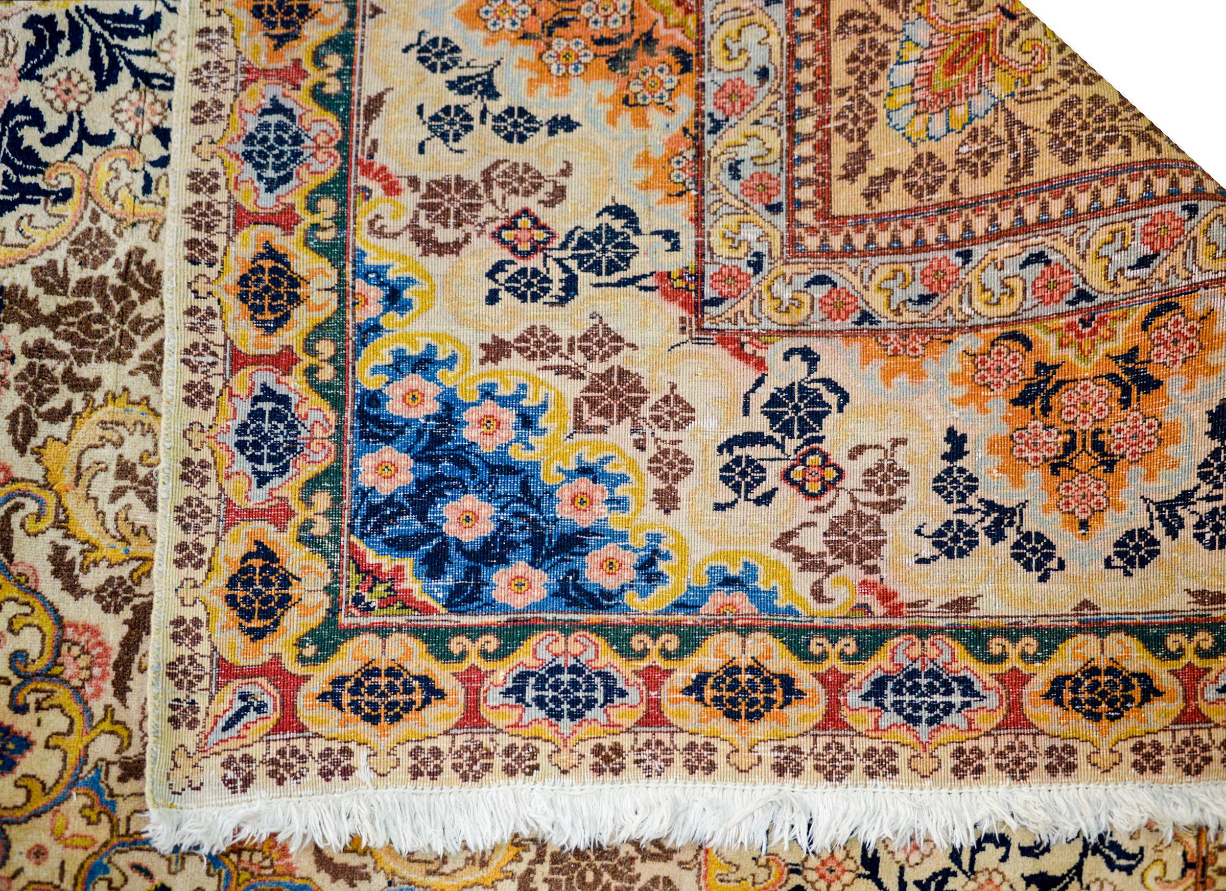 Incredibile tappeto Tabriz dei primi del Novecento in vendita 3