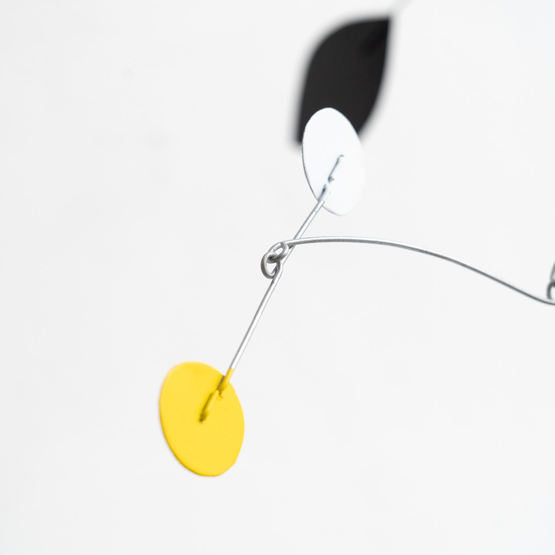 Mesmerizing Kinetics: Iron Sculpture - Painted Motion and Color 8