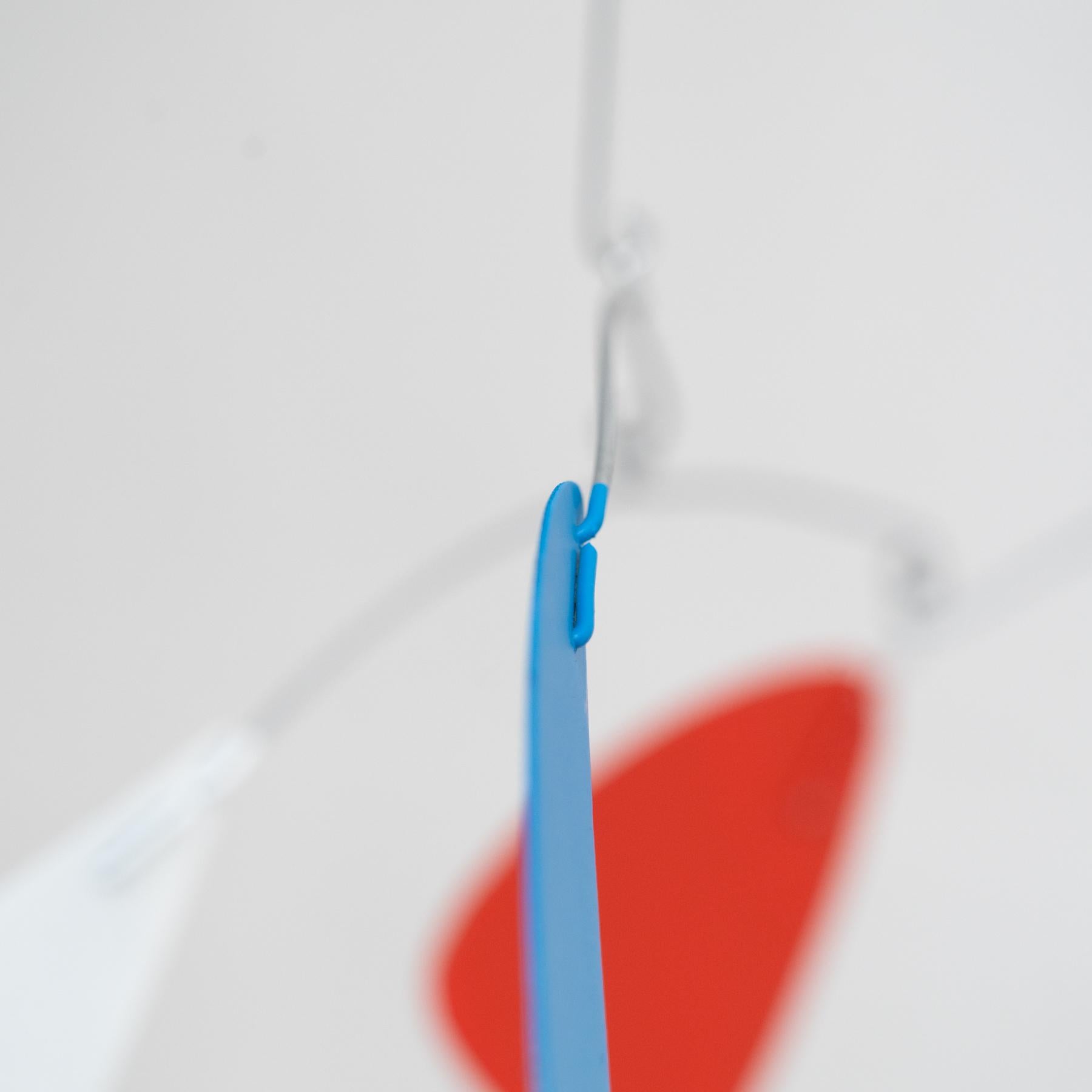 Mesmerizing Kinetics: Iron Sculpture - Painted Motion and Color 12