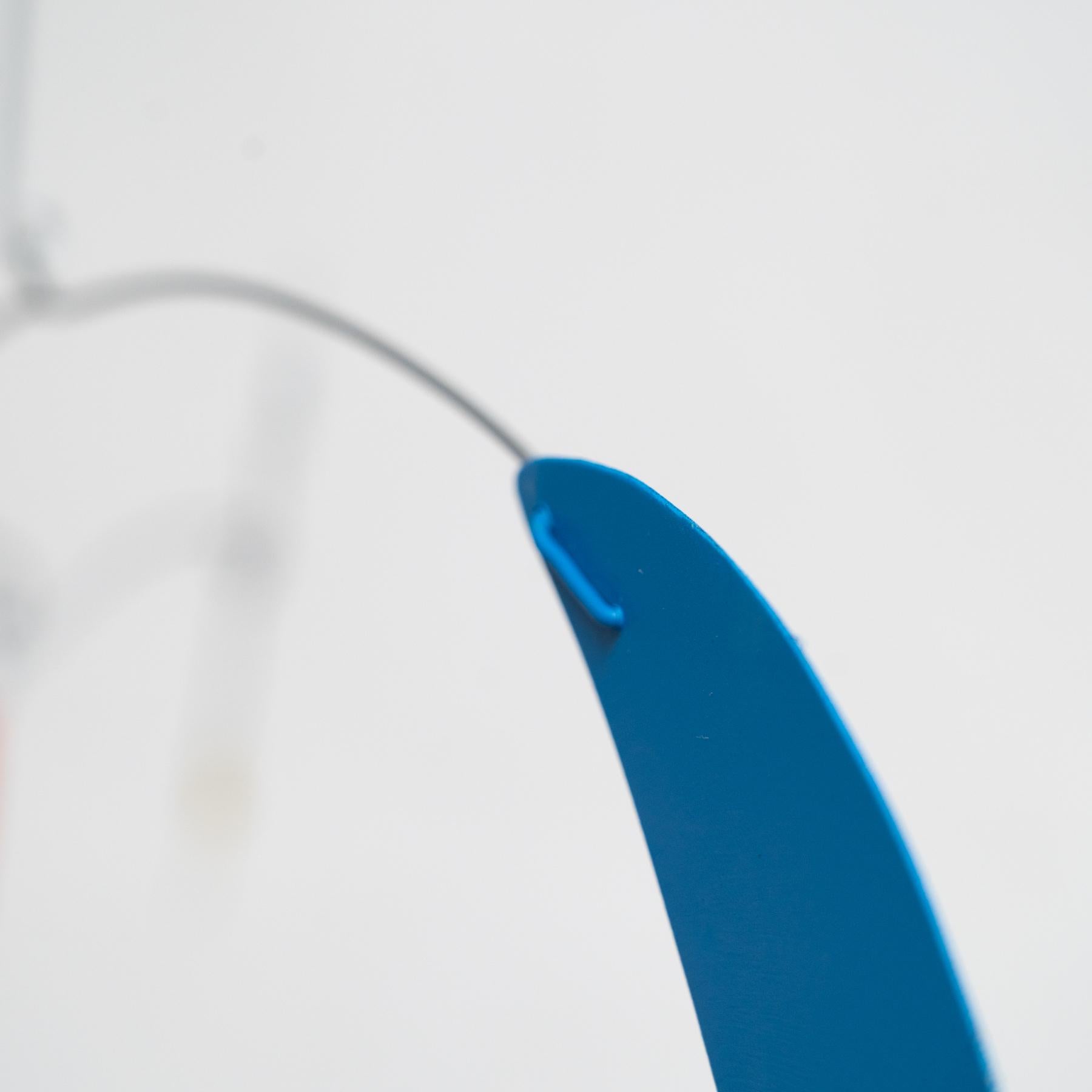 Mesmerizing Kinetics: Iron Sculpture - Painted Motion and Color 13