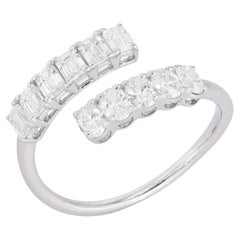 Mesmerizing Shine Emerald 14K (or 18k upon request) Yellow Gold Open Wrap Ring