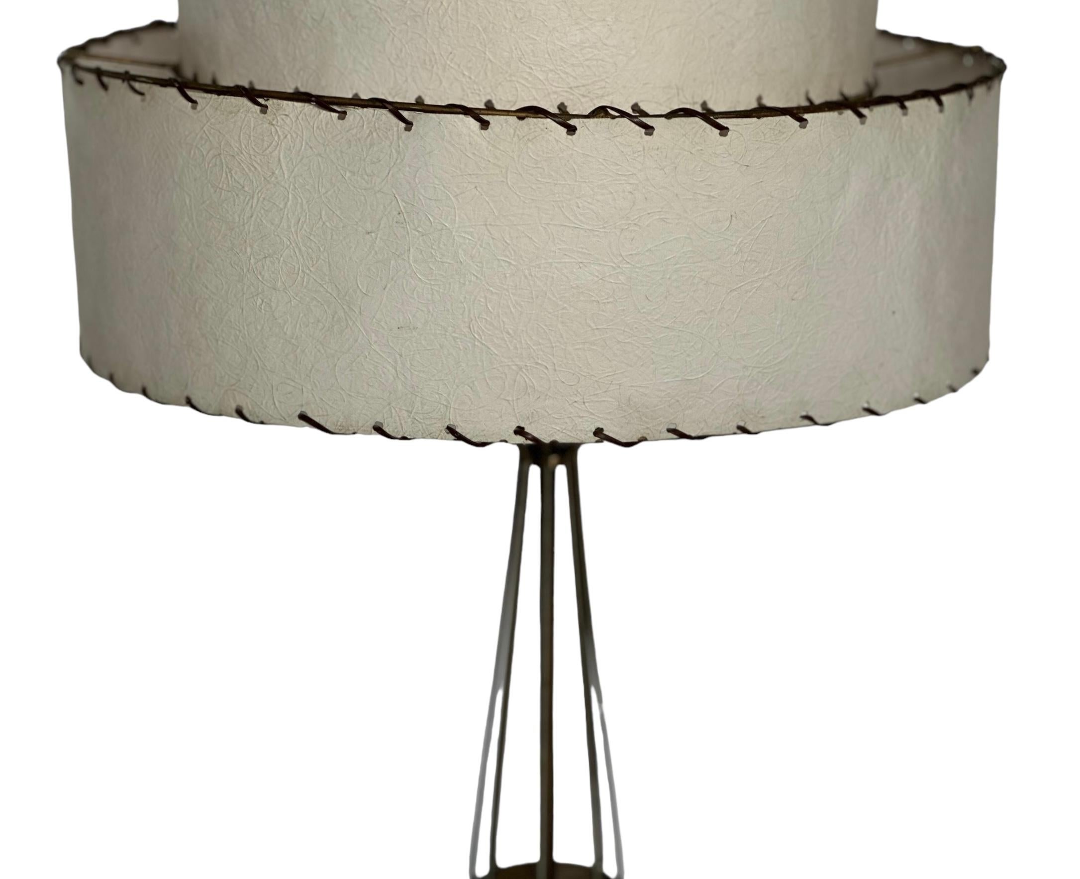 Mesmerizing Unique Mid-Century Modern Tall Table Lamp For Sale 1