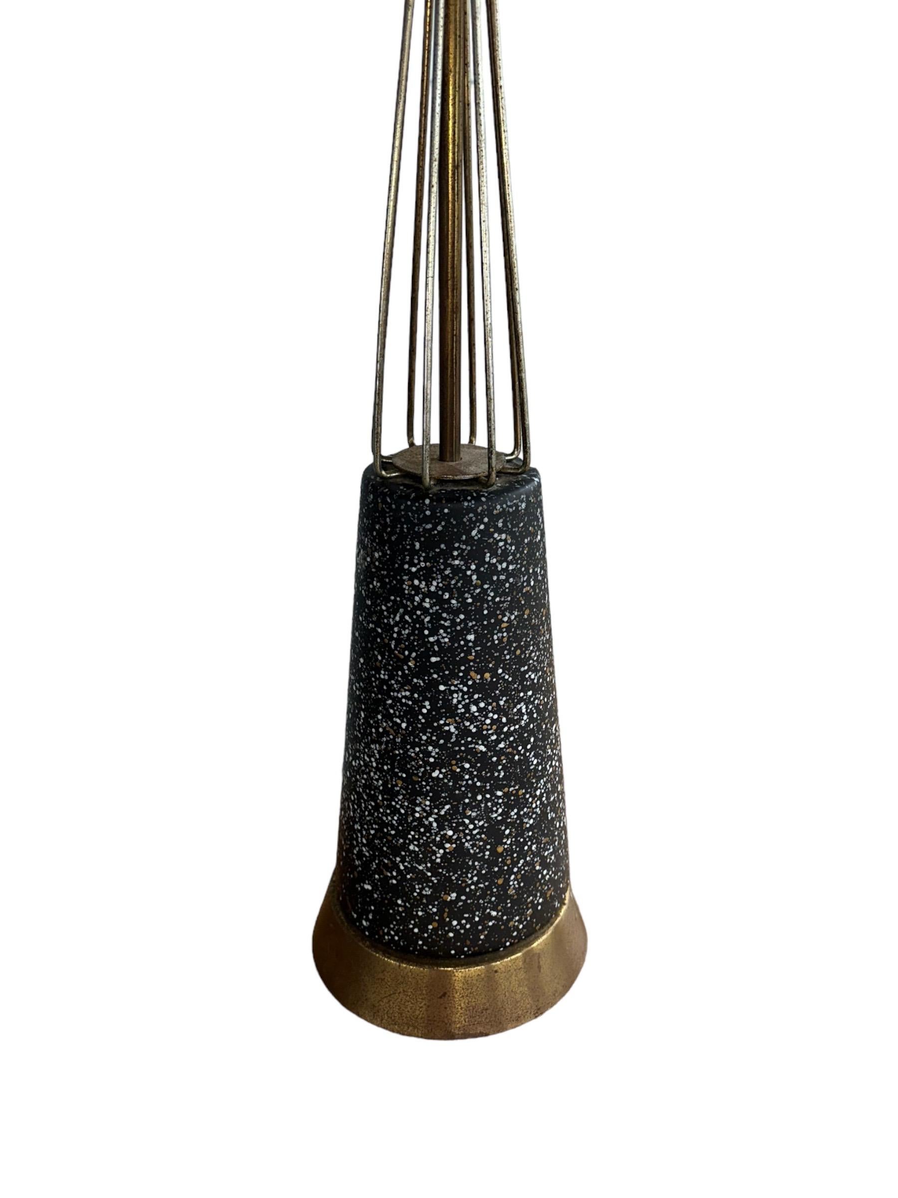 Américain Magnifique lampe de table unique de style mi-siècle moderne en vente