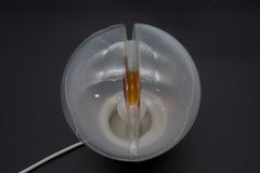 Mesmerizing Large Murano Glass Table Lamp, Mazzega Italy 1970s